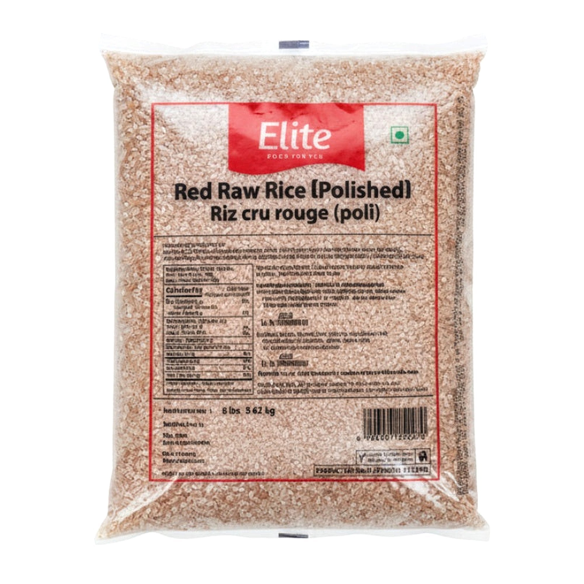 Elite Red Raw Rice Polished 8Lb - Rice & Flours - Buy Online at Thurga Grocery