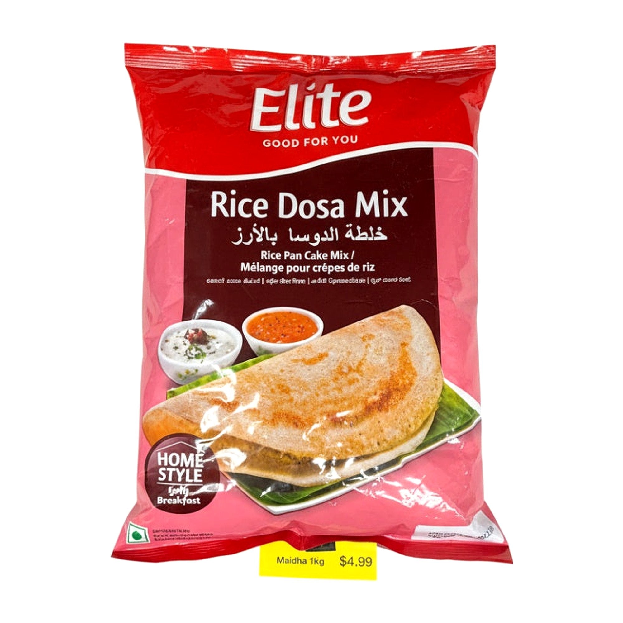 Elite Rice Dosa Mix 1Kg - Ready to Eat Foods, Rice & Flours - Buy Online at Thurga Grocery