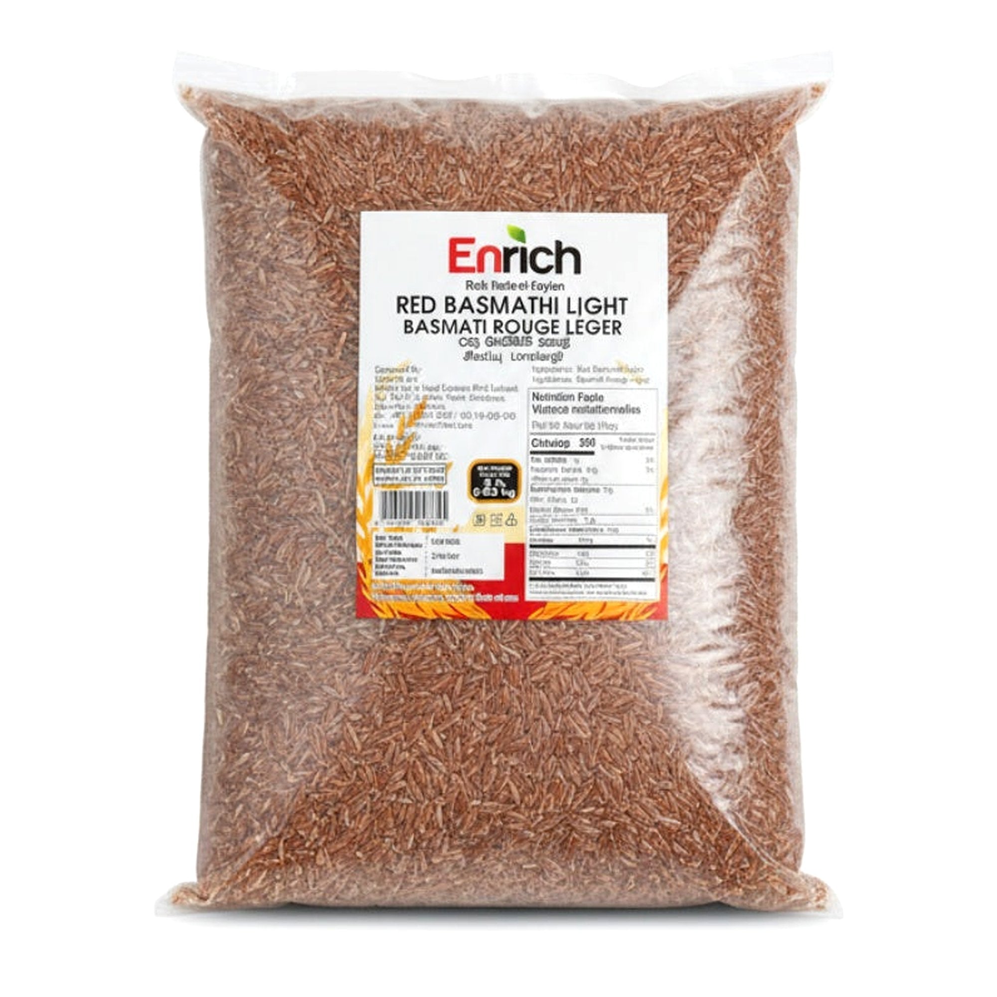 Enrich Red Basmathi Light 8Lb - Rice & Flours - Buy Online at Thurga Grocery