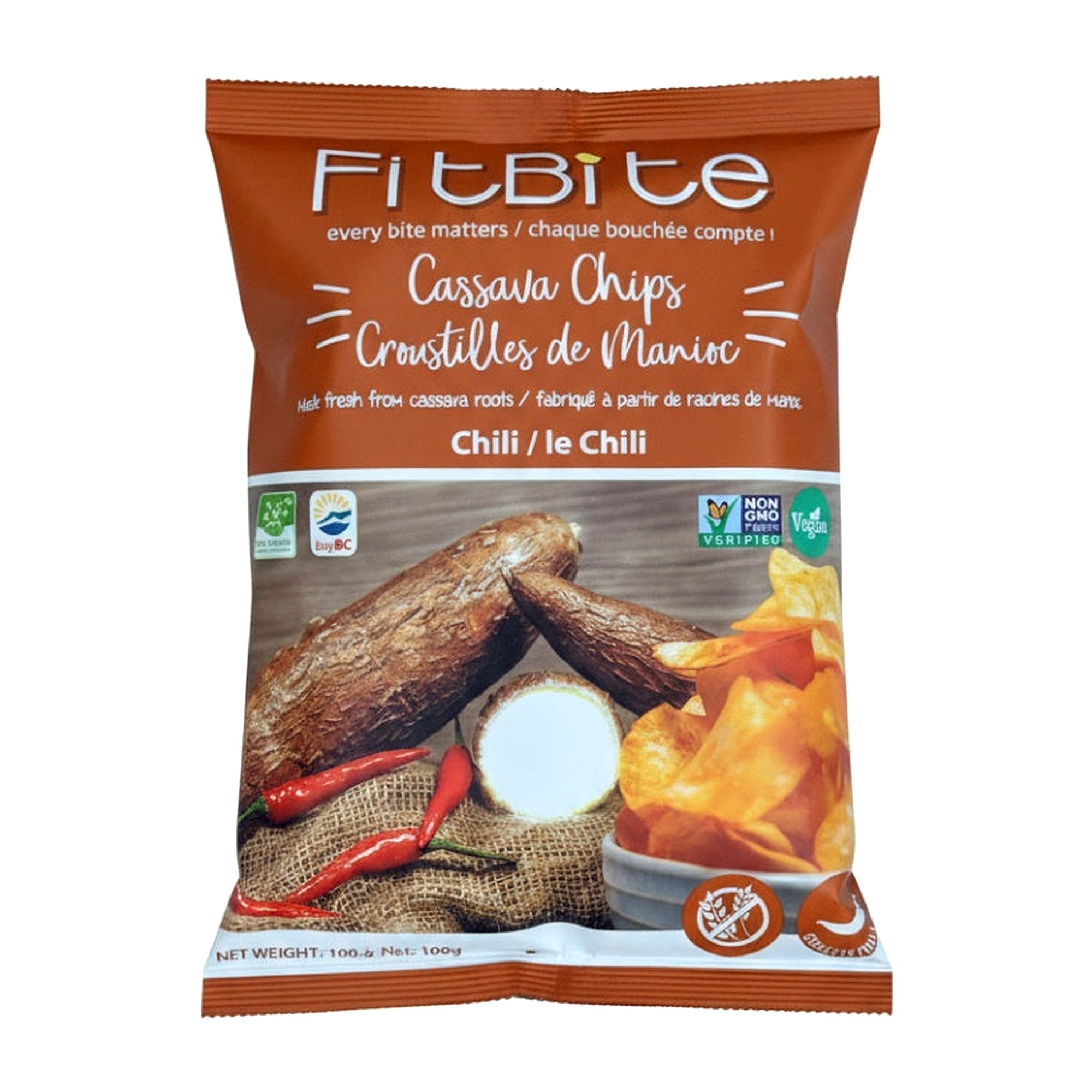 Fitbite Cassava Chips (Chilli) 100G - Ready to Eat Foods - Buy Online at Thurga Grocery