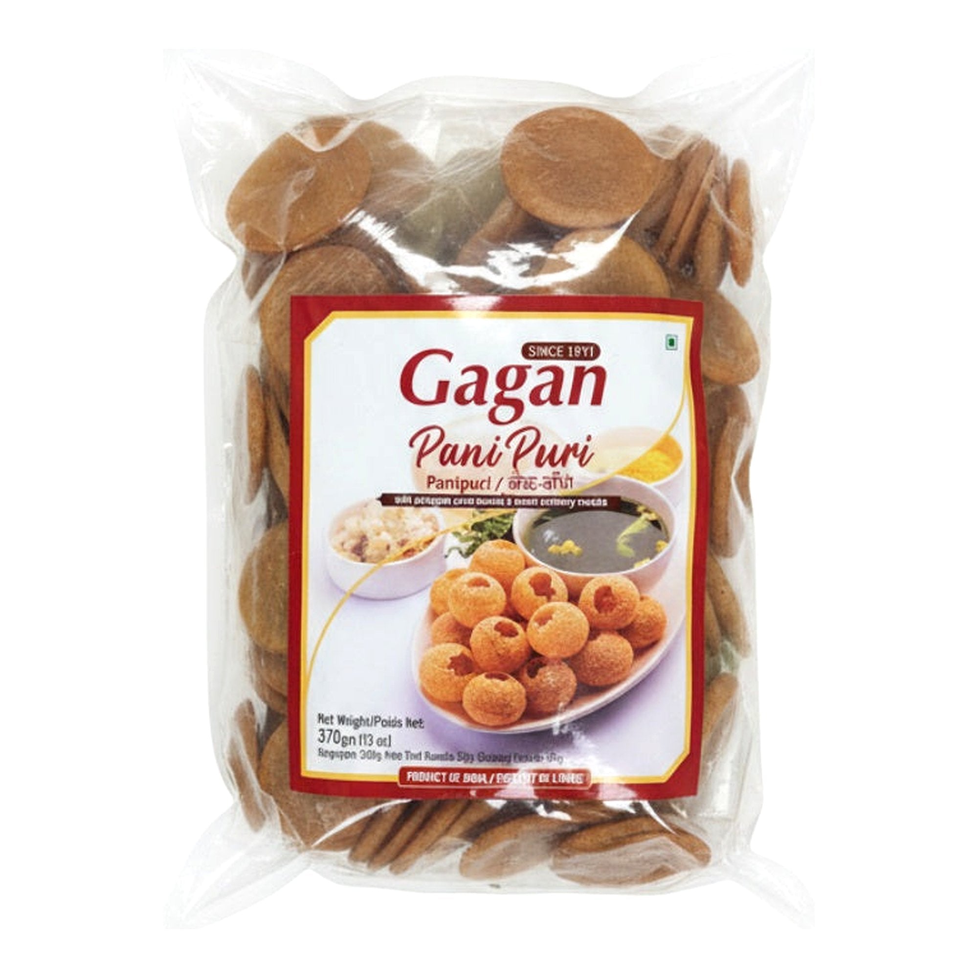 Gagan Pani Puri 370G - Dehydrated foods - Buy Online at Thurga Grocery