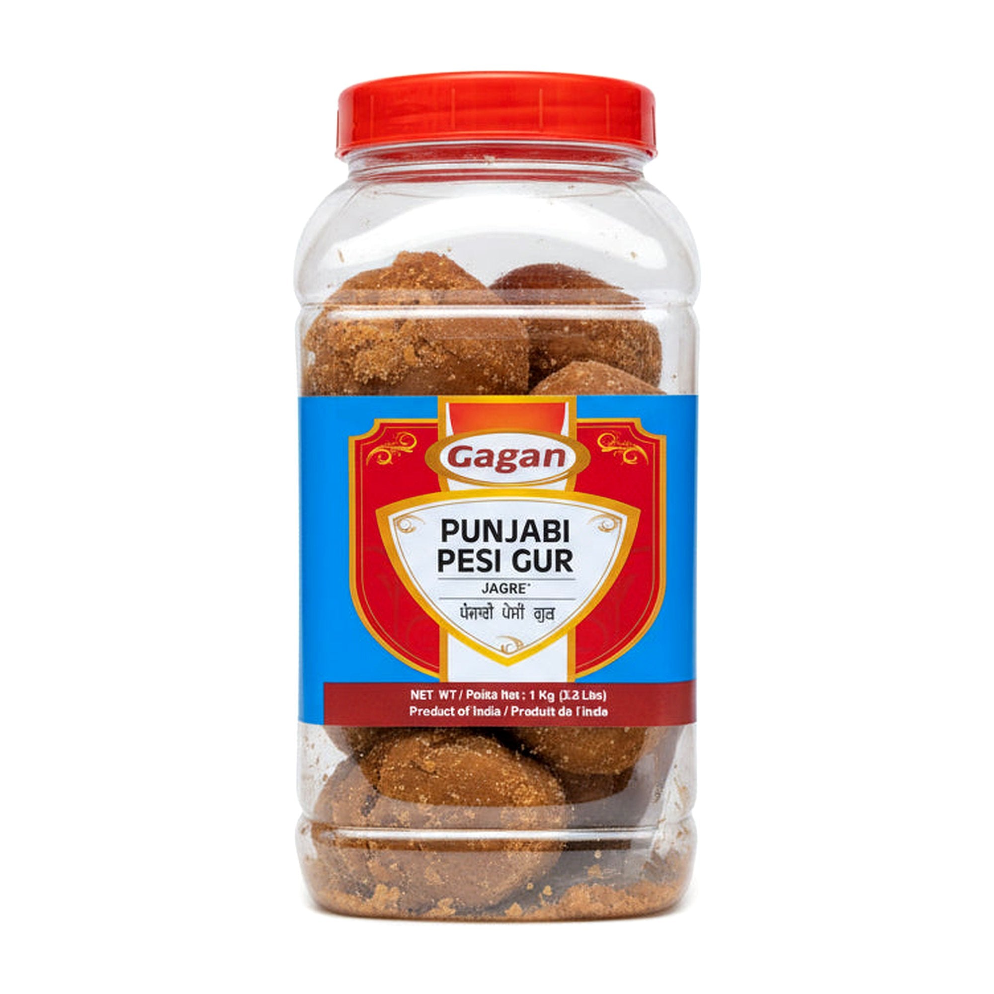 Gagan Punjabi Pesi Gur 1 Kg - Rice & Flours - Buy Online at Thurga Grocery