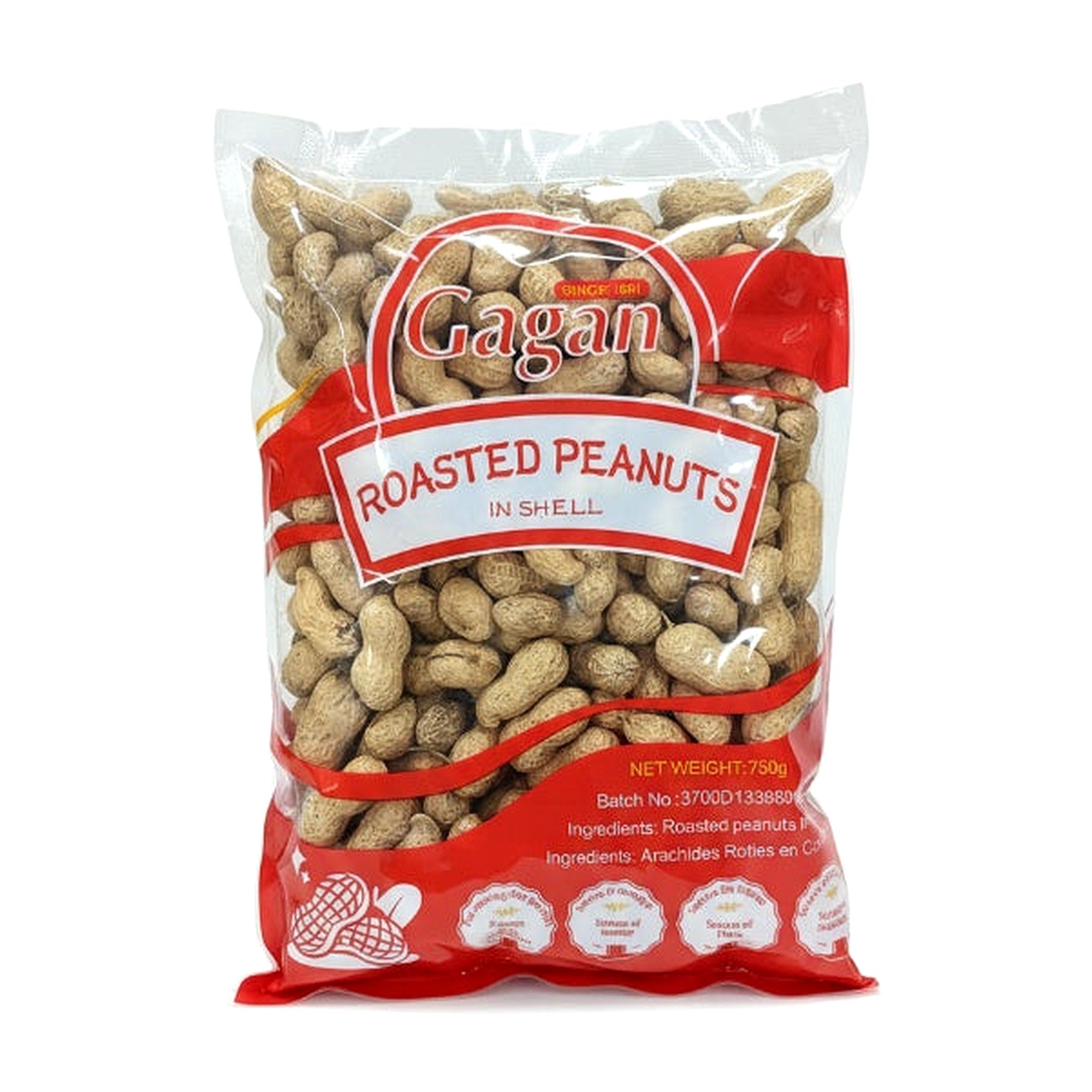 Gagan Roasted Peanuts 750G - Ready to Eat Foods - Buy Online at Thurga Grocery