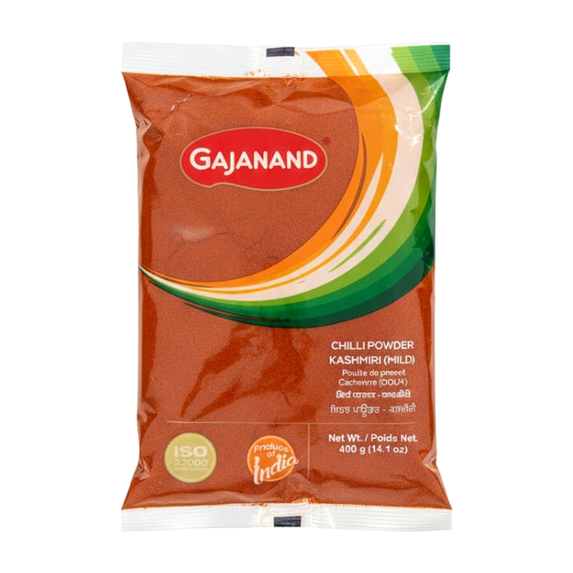 Gajanand Kashmiri Chilli Pwdr 400G - Spices & Curry Powder - Buy Online at Thurga Grocery