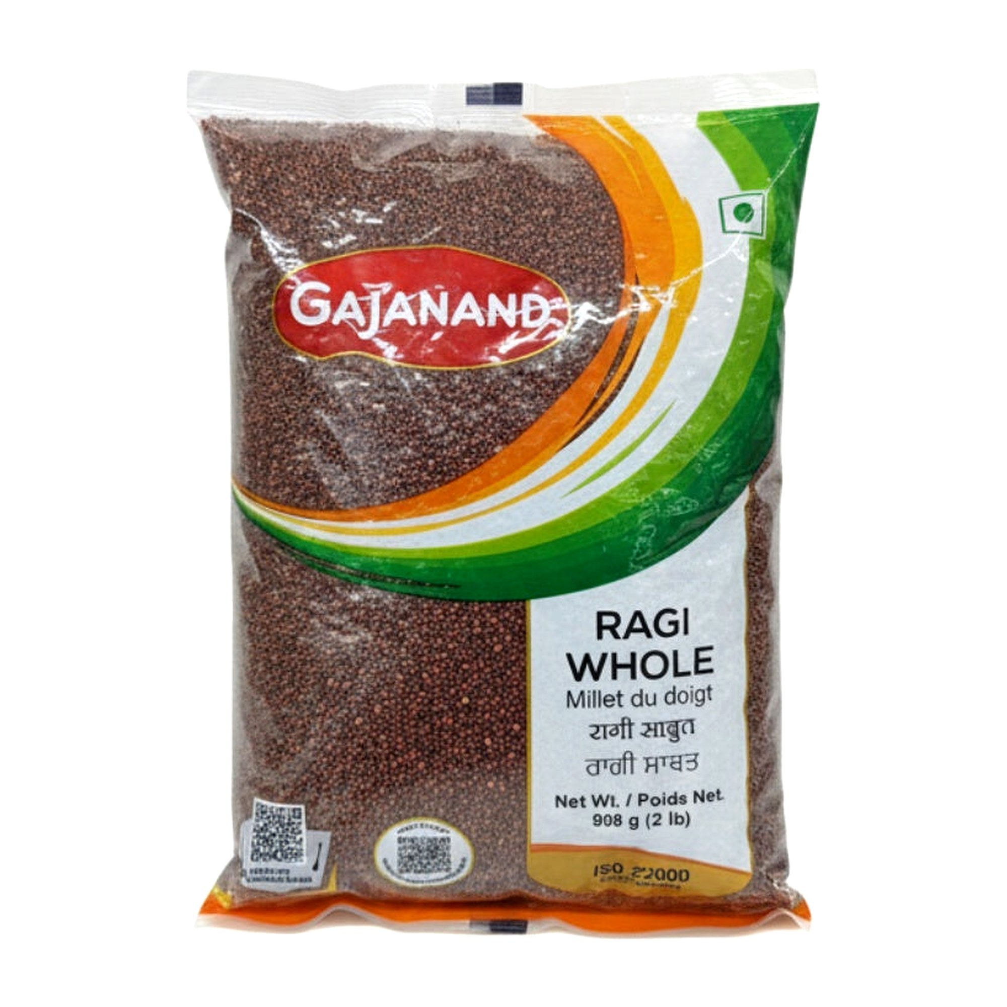 Gajanand Ragi Whole 2Lb - Rice & Flours - Buy Online at Thurga Grocery
