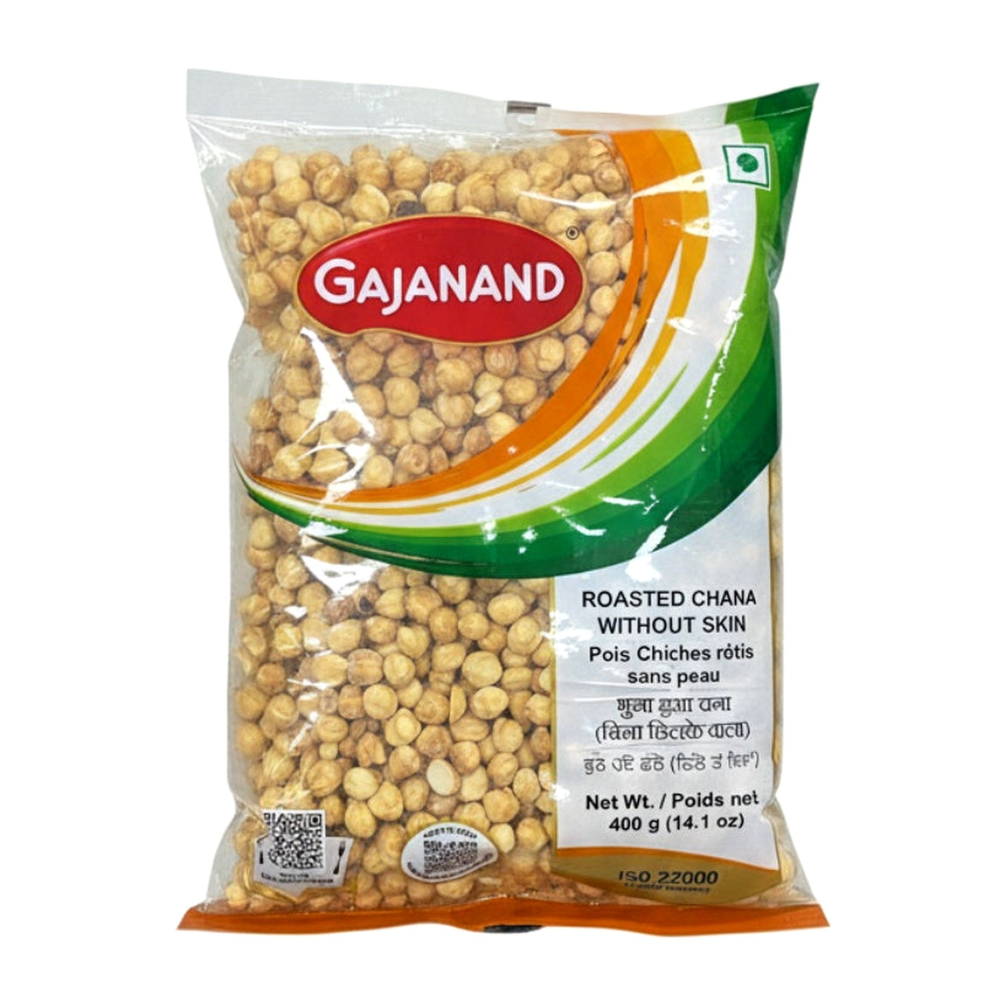 Gajanand Roasted Chana Without Skin 400G - Dehydrated foods - Buy Online at Thurga Grocery