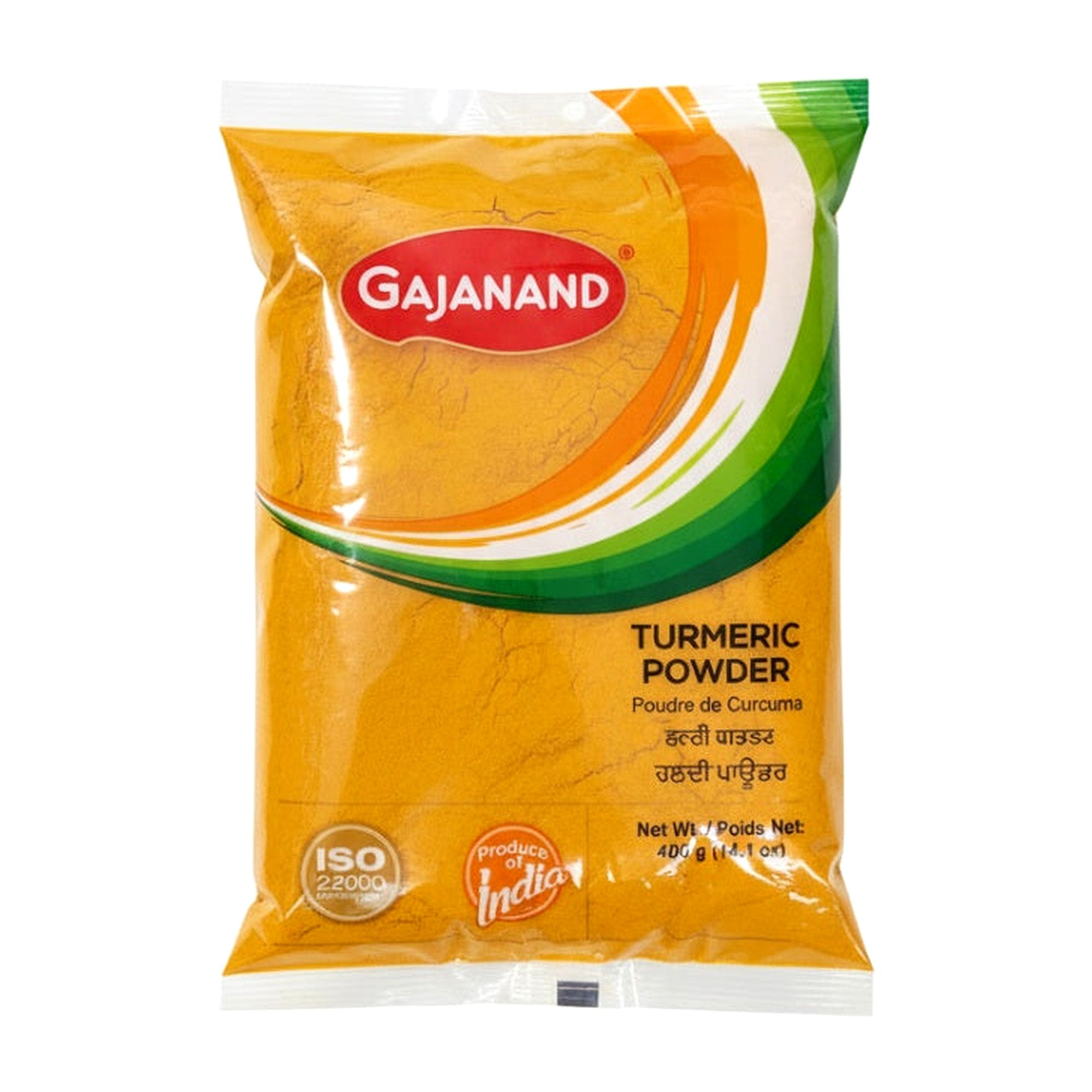 GAJANAND TURMERIC PWDR 400G