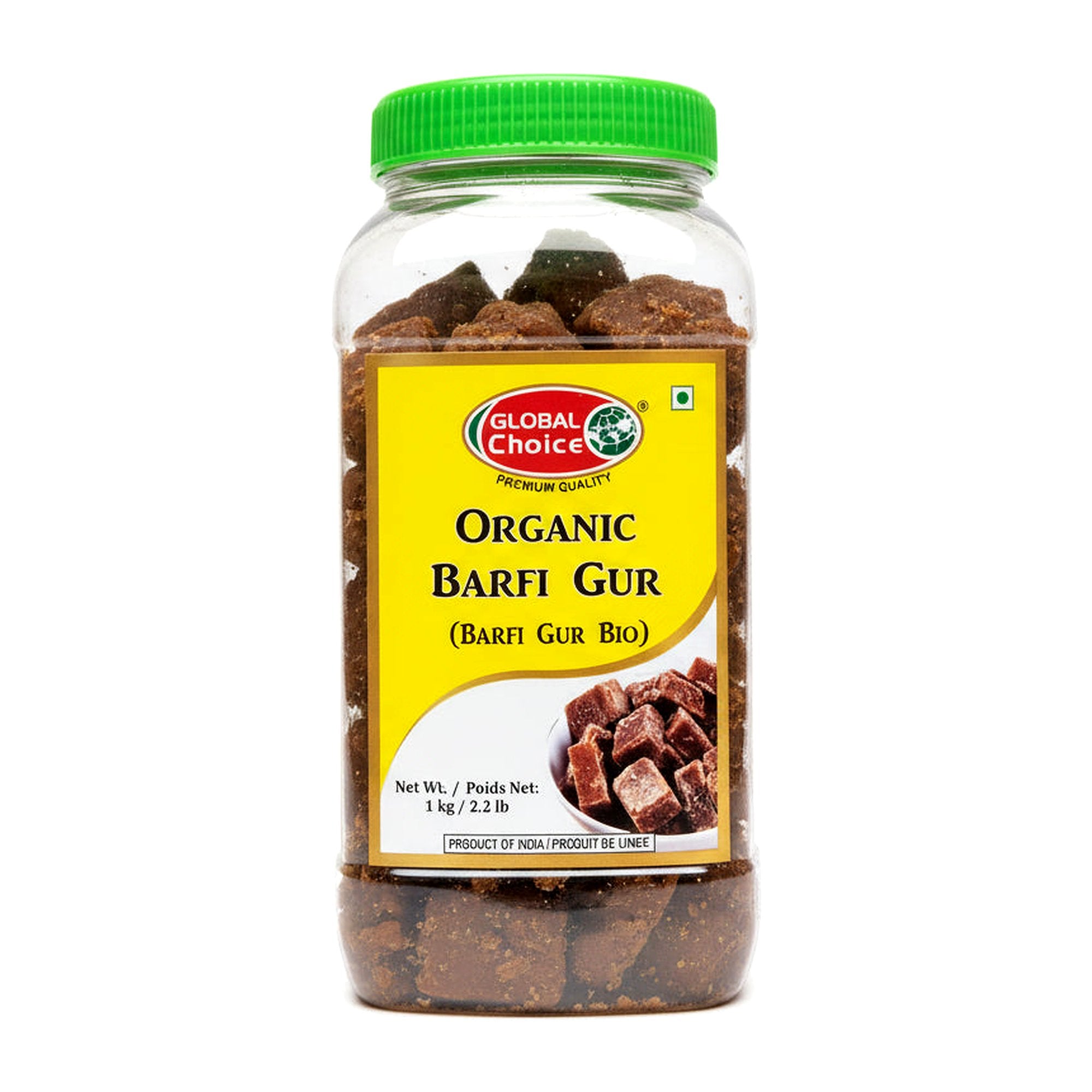 Global Choice Organic Barfi Gur 1Kg - Rice & Flours - Buy Online at Thurga Grocery