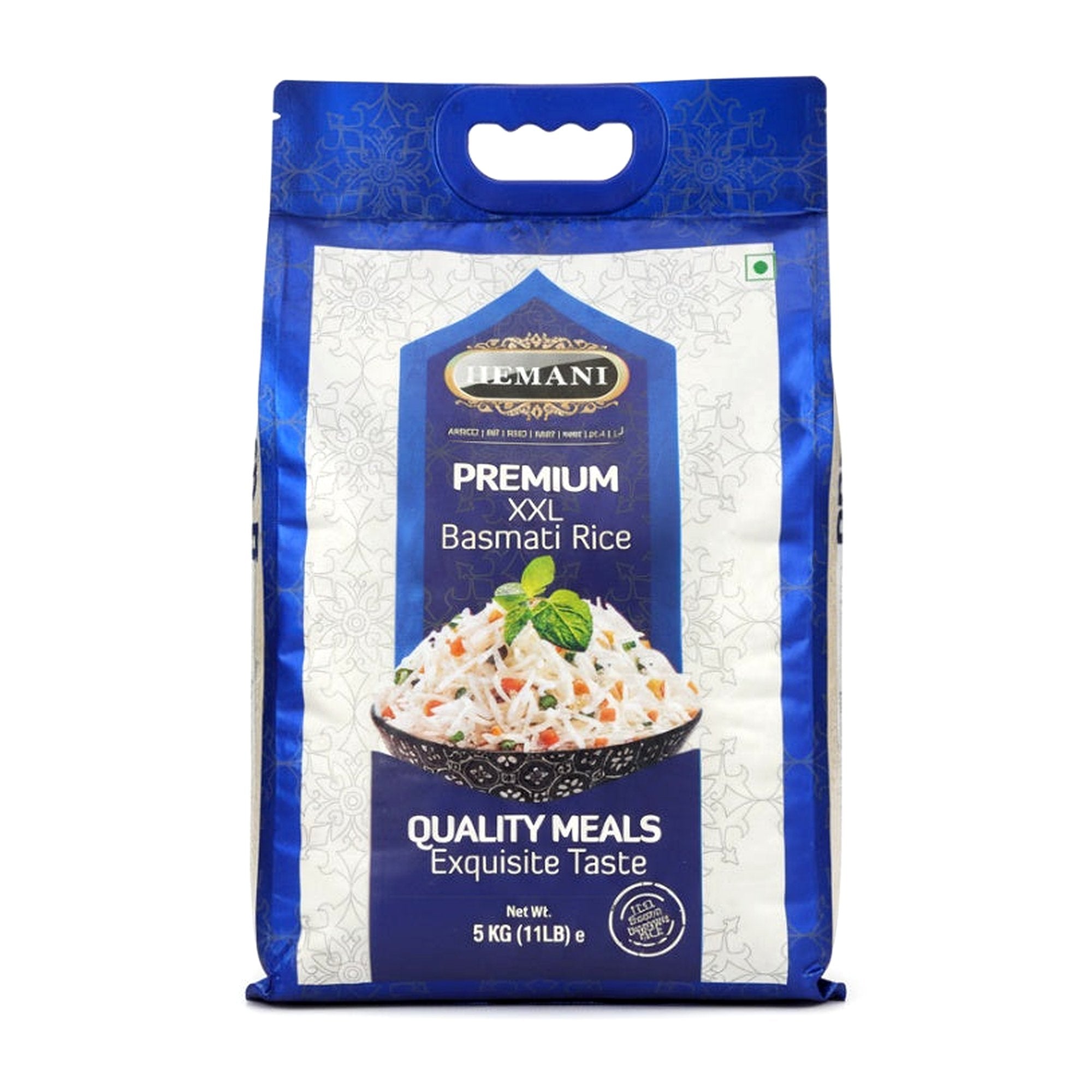 Hemani Premium Xxl Basmati Rice 5Kg - Rice & Flours - Buy Online at Thurga Grocery