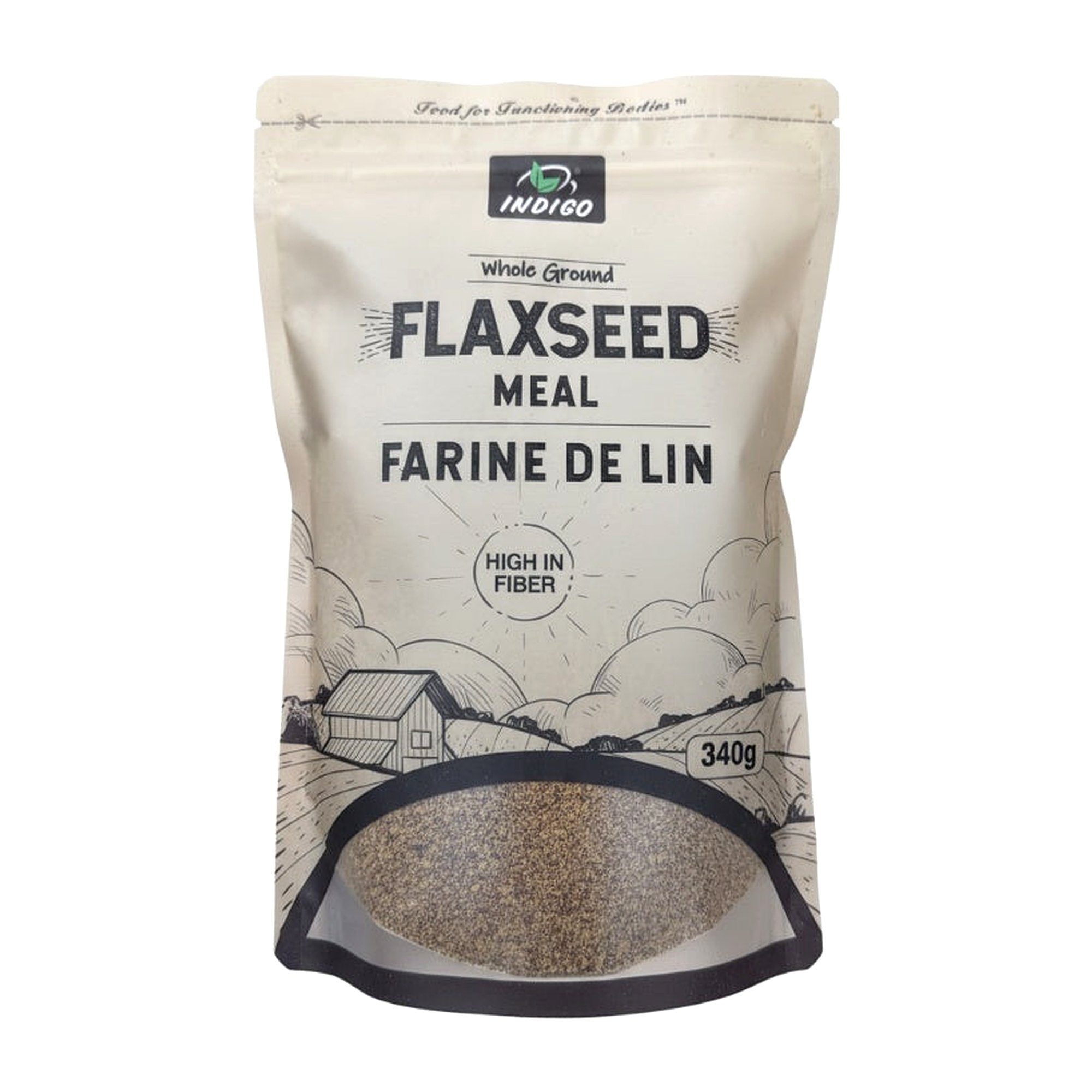 Indigo Flaxseed Meal 340G - Rice & Flours - Buy Online at Thurga Grocery