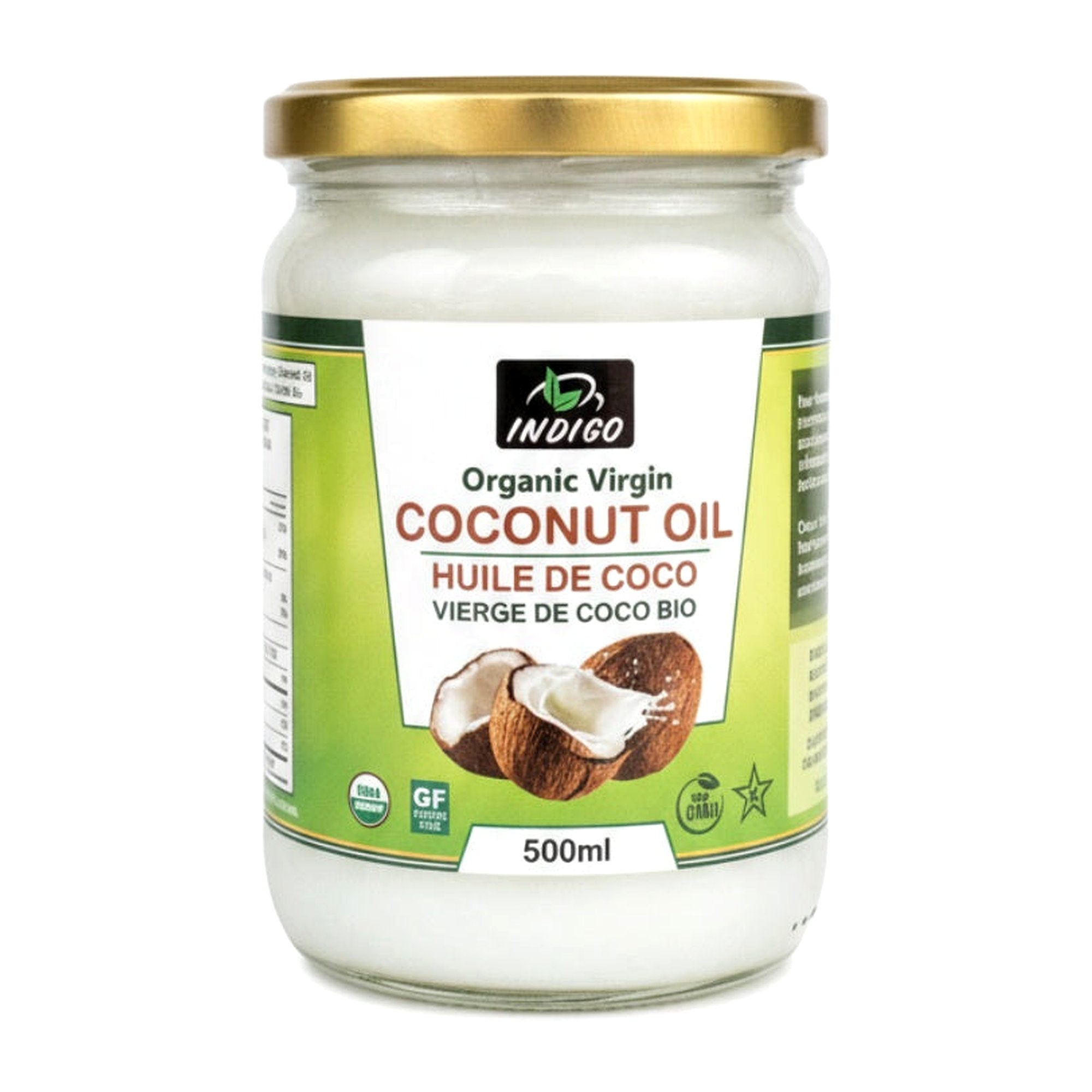 INDIGO ORGANIC VIRGIN COCONUT OIL 500ML - Cooking Essential - Buy Online at Thurga Grocery