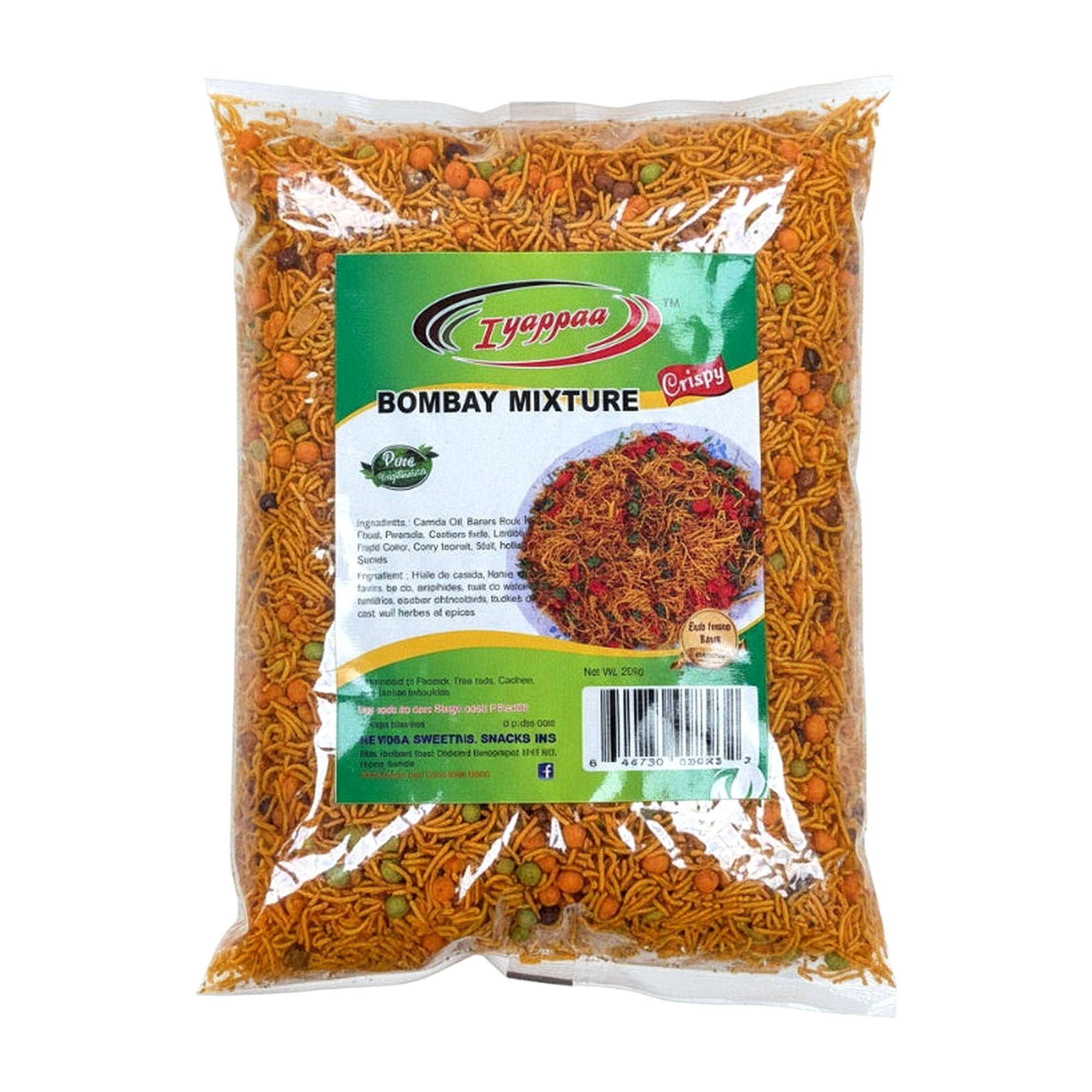 Iyappaa Bombay Mixture 500G - Ready to Eat Foods - Buy Online at Thurga Grocery
