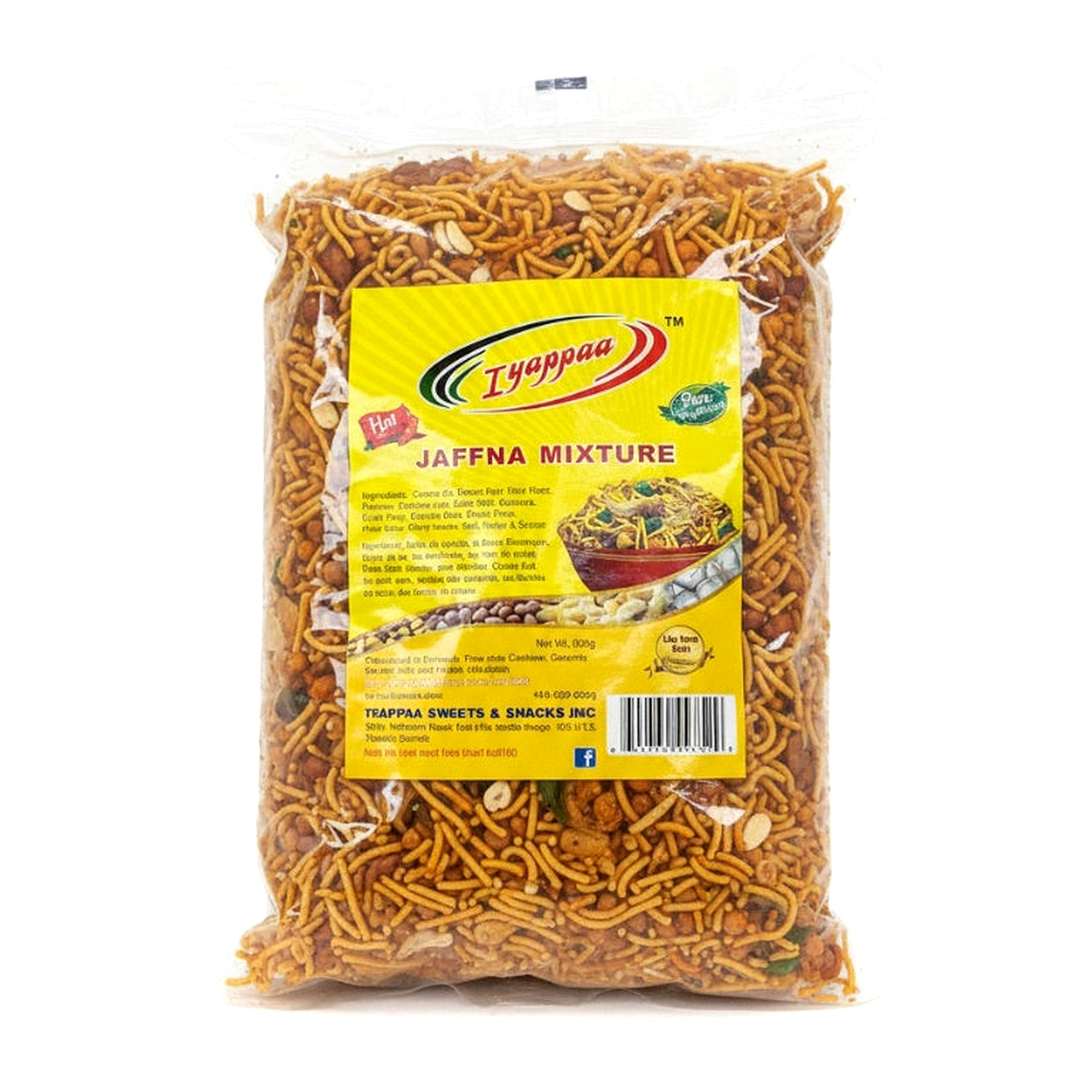 Iyappaa Hot Jaffna Mixture 700G - Ready to Eat Foods - Buy Online at Thurga Grocery