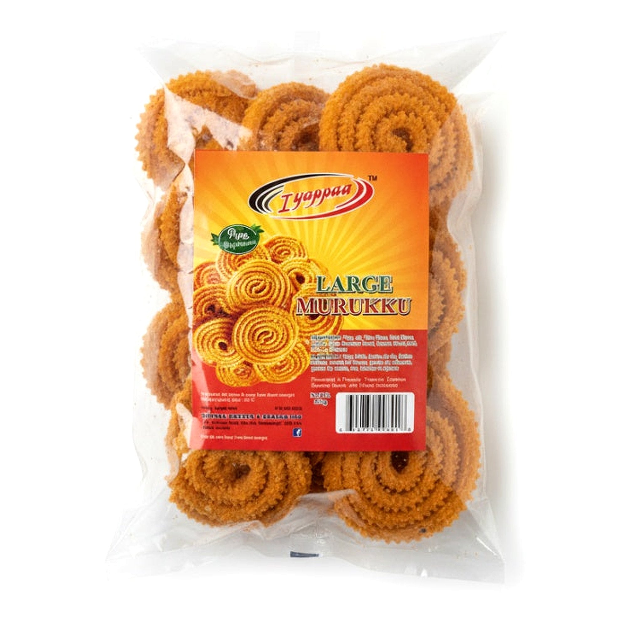 Iyappaa Large Murukku 350G - Ready to Eat Foods - Buy Online at Thurga Grocery