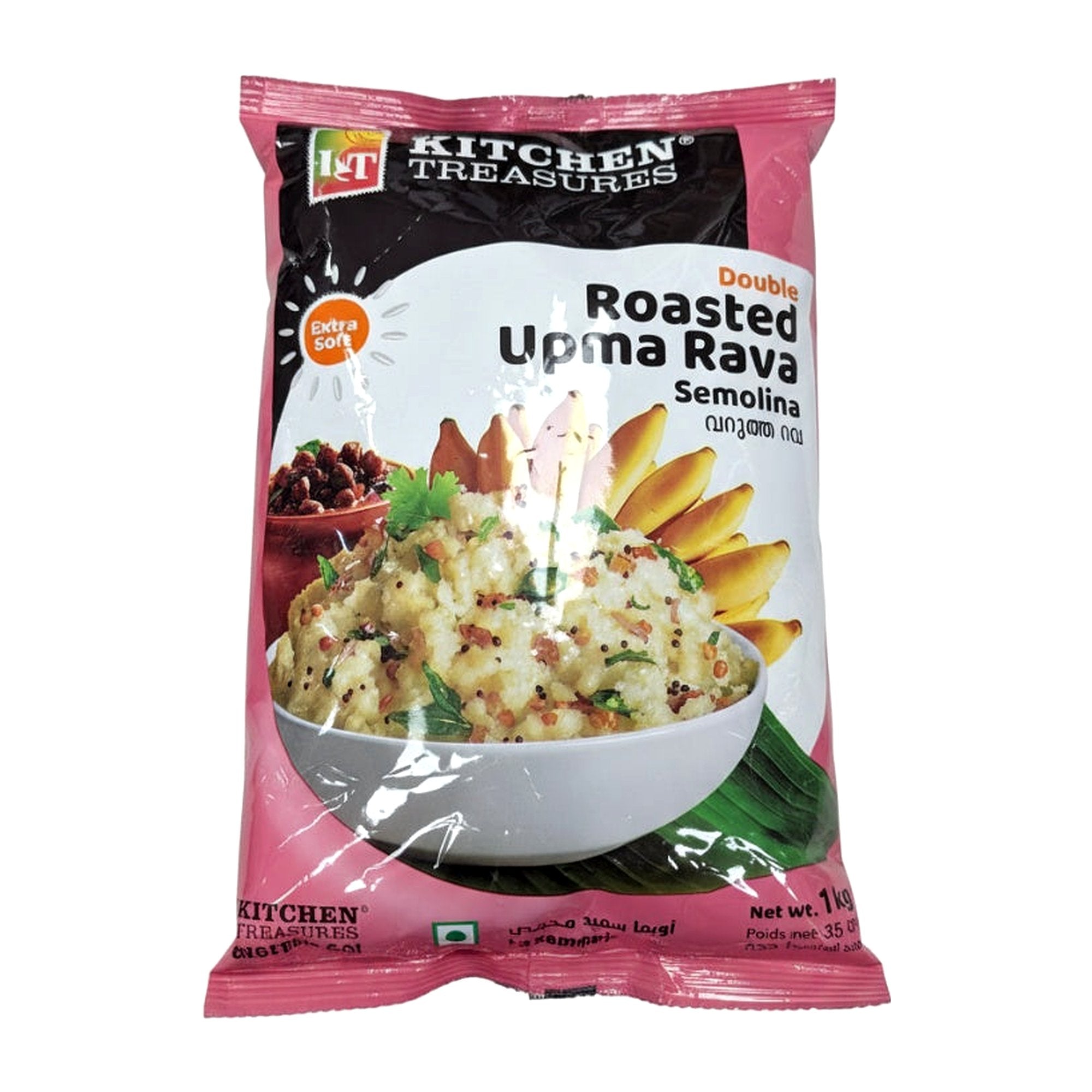 Kt Double Roasted Upma Rava 1Kg - Rice & Flours - Buy Online at Thurga Grocery