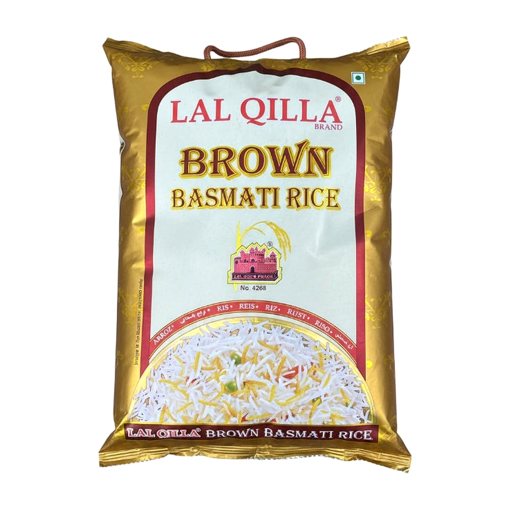 Lal Qilla Brown Basmati Rice 10Lb - Rice & Flours - Buy Online at Thurga Grocery