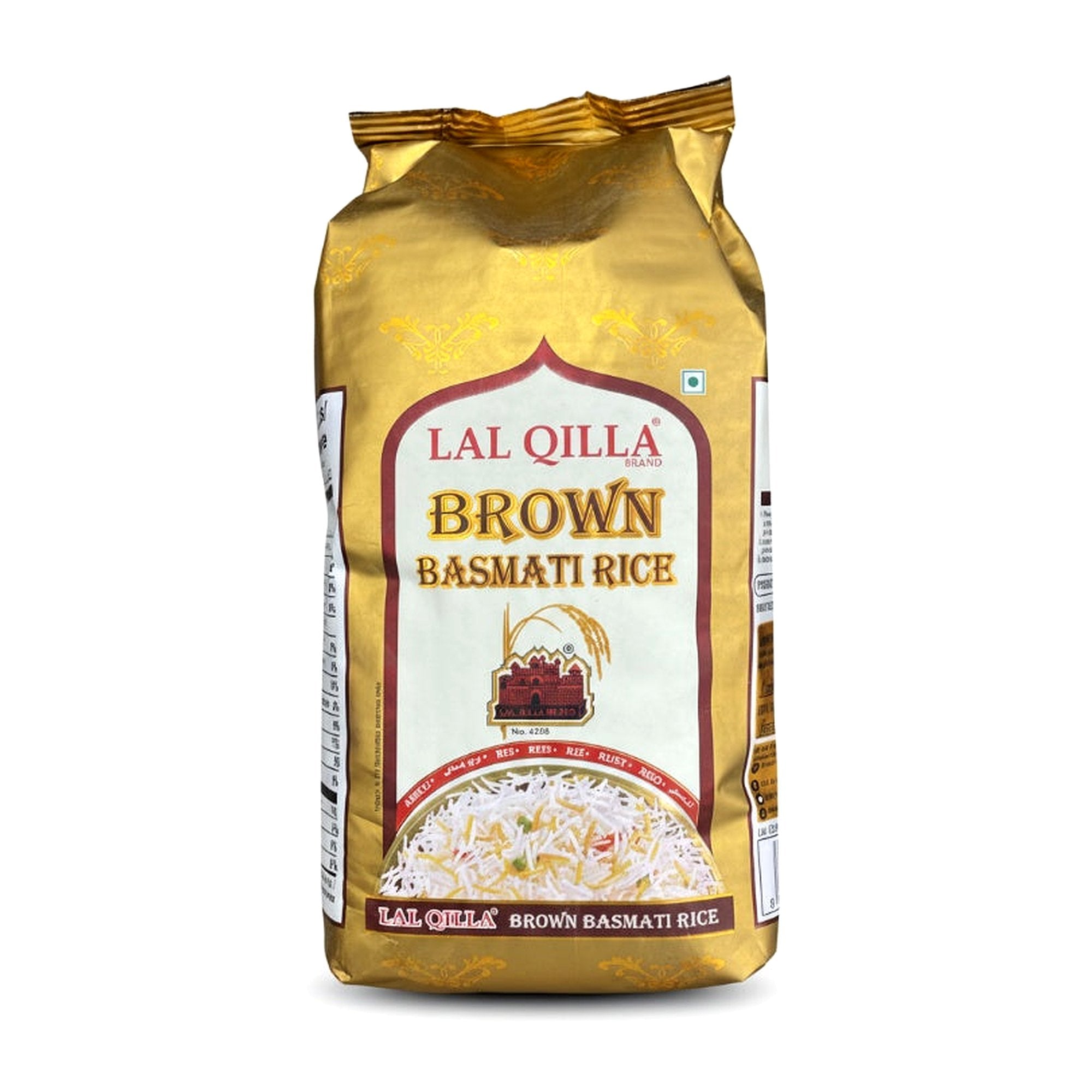 Lal Qilla Brown Basmati Rice 2Lb - Rice & Flours - Buy Online at Thurga Grocery