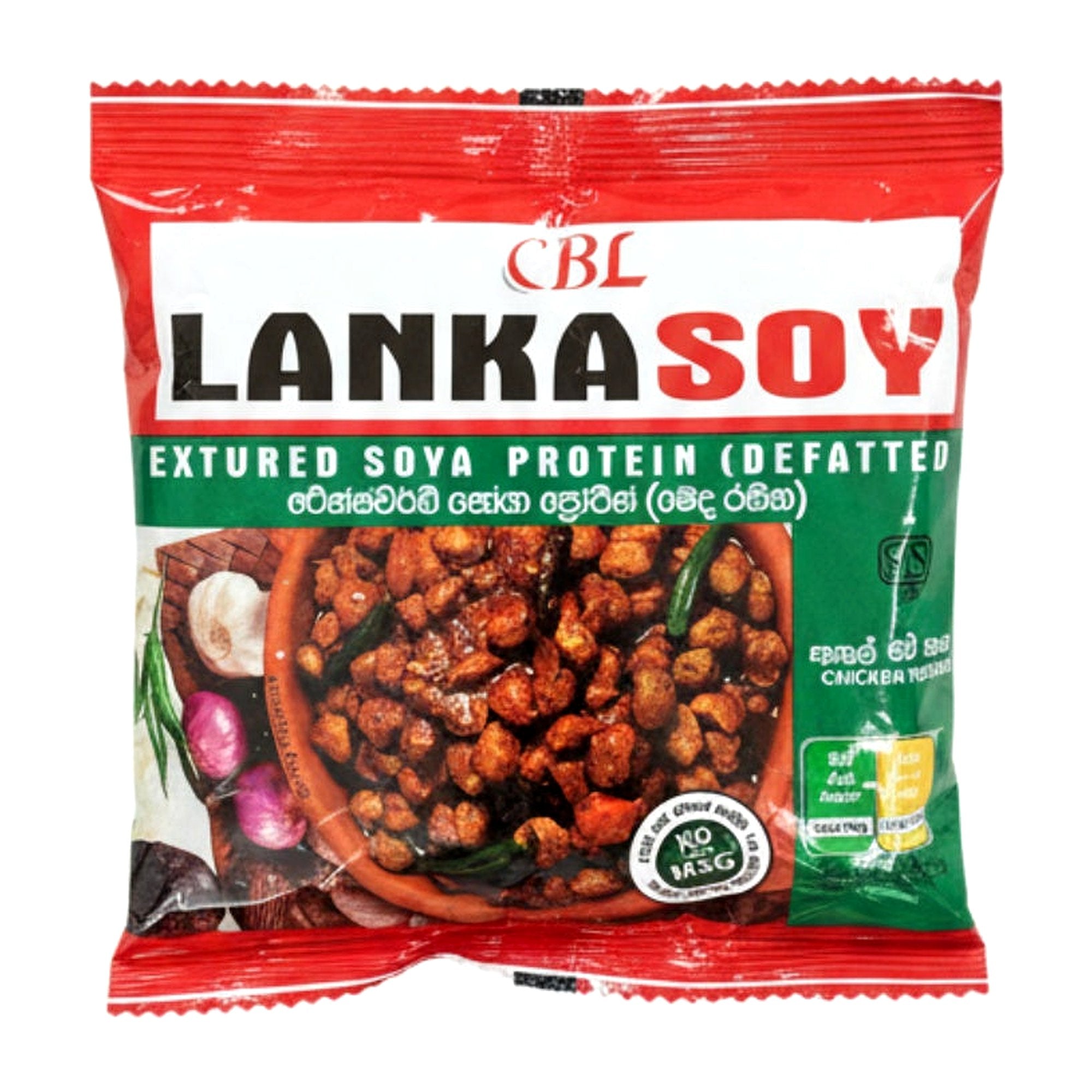 LANKA SOY TEXTURED SOYA (CHICKEN) 90G - Dehydrated Foods - Buy Online at Thurga Grocery