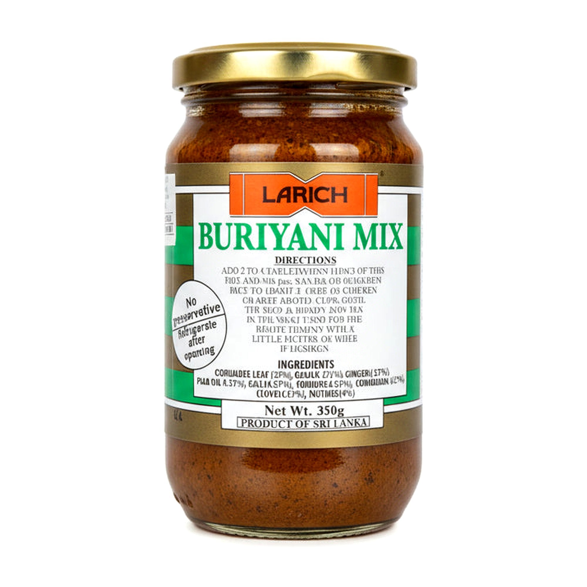 Larich Buriyani Mix 350G - Condiments & Pickles - Buy Online at Thurga Grocery