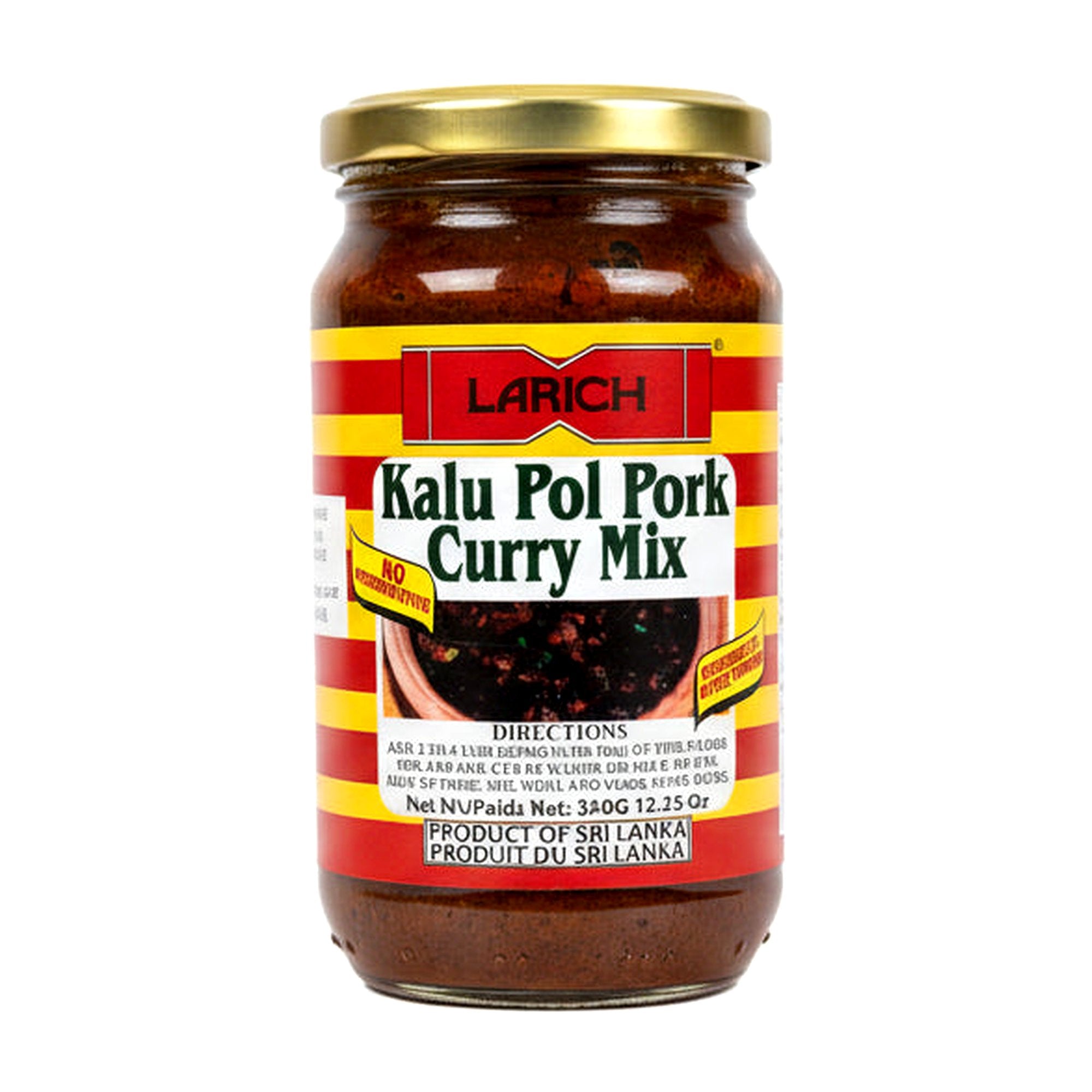 LARICH KALU POL PORK CURRY MIX 350G