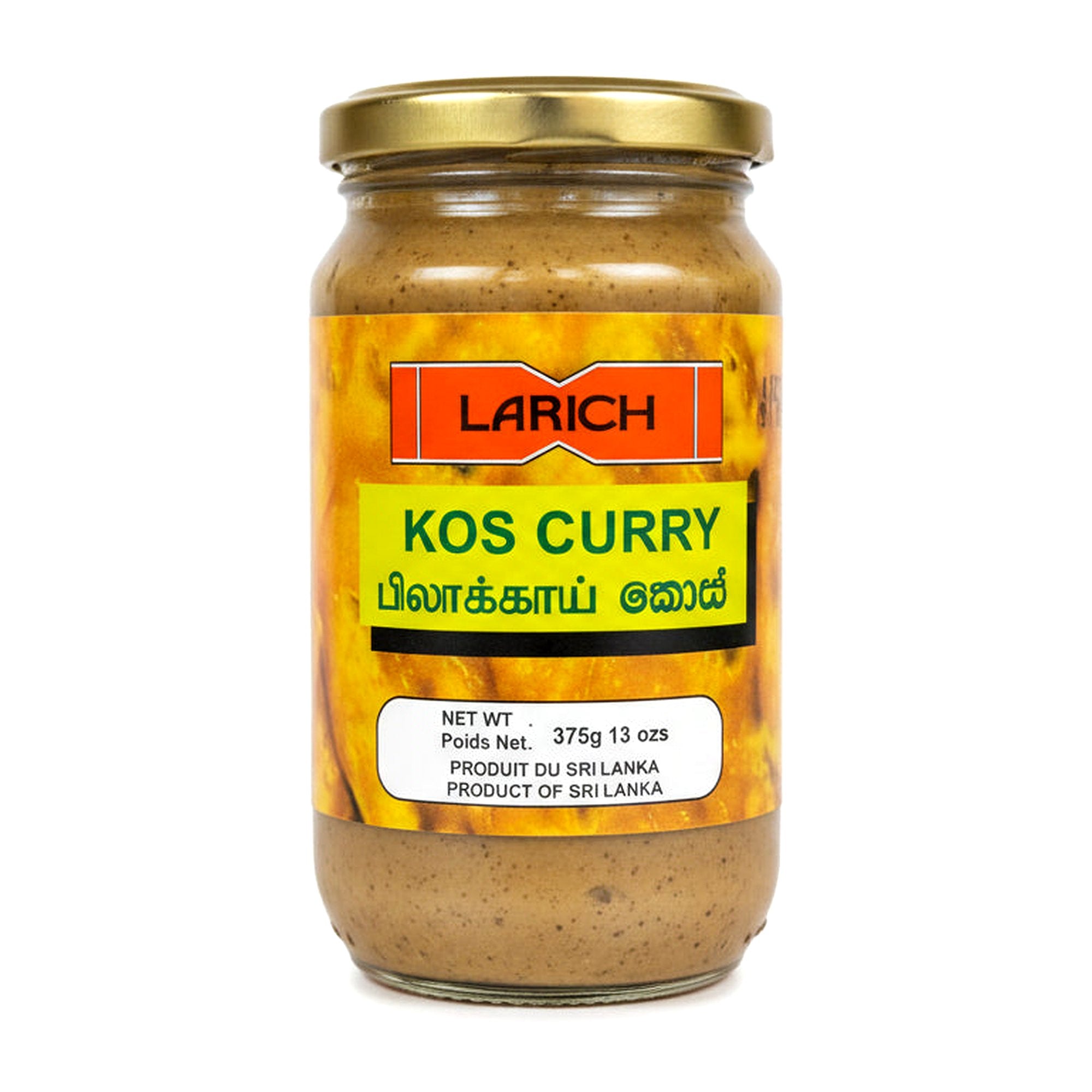 Larich Kos Curry 375 G - Condiments & Pickles - Buy Online at Thurga Grocery