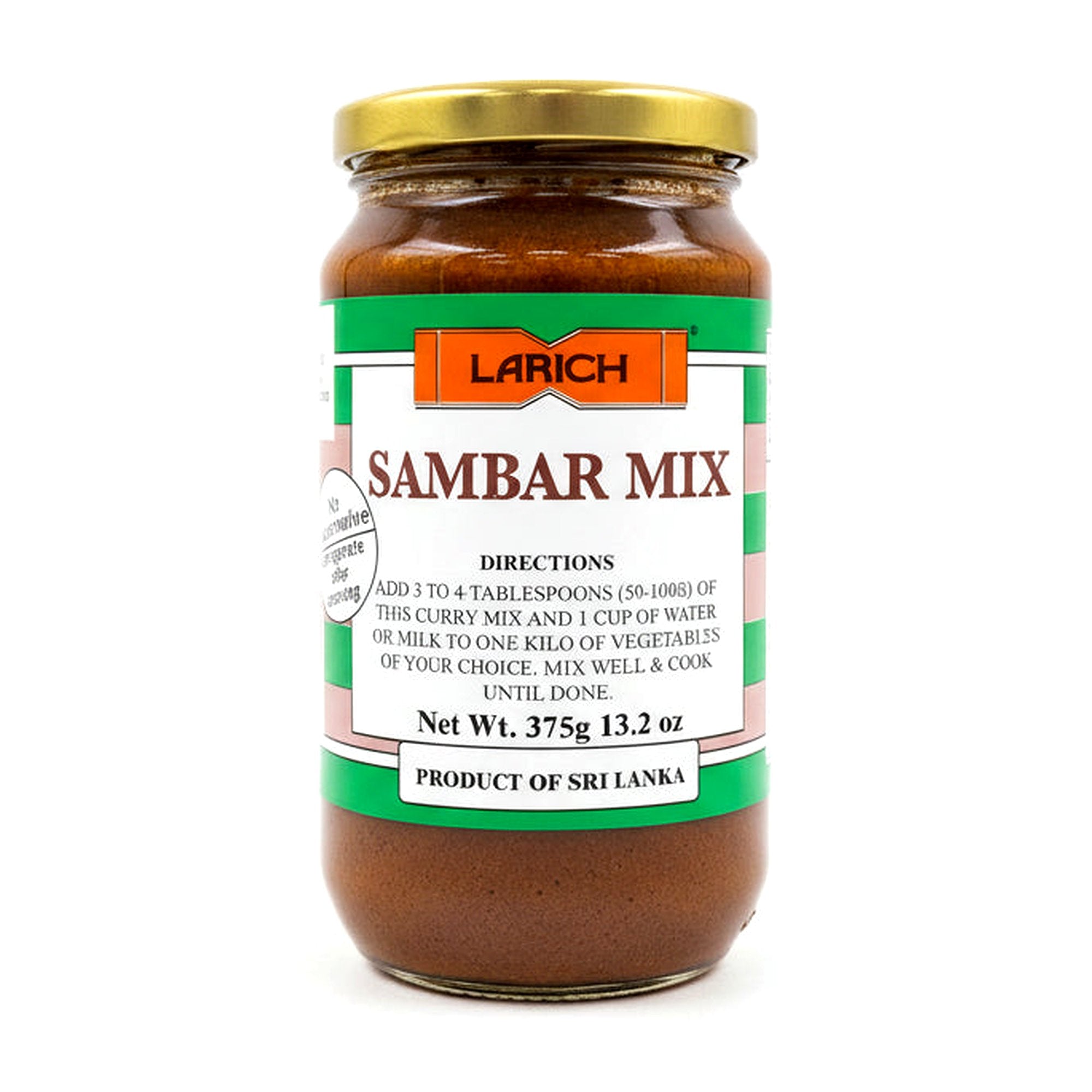 Larich Sambar Mix 375G - Ready to Eat Foods, Condiments & Pickles - Buy Online at Thurga Grocery
