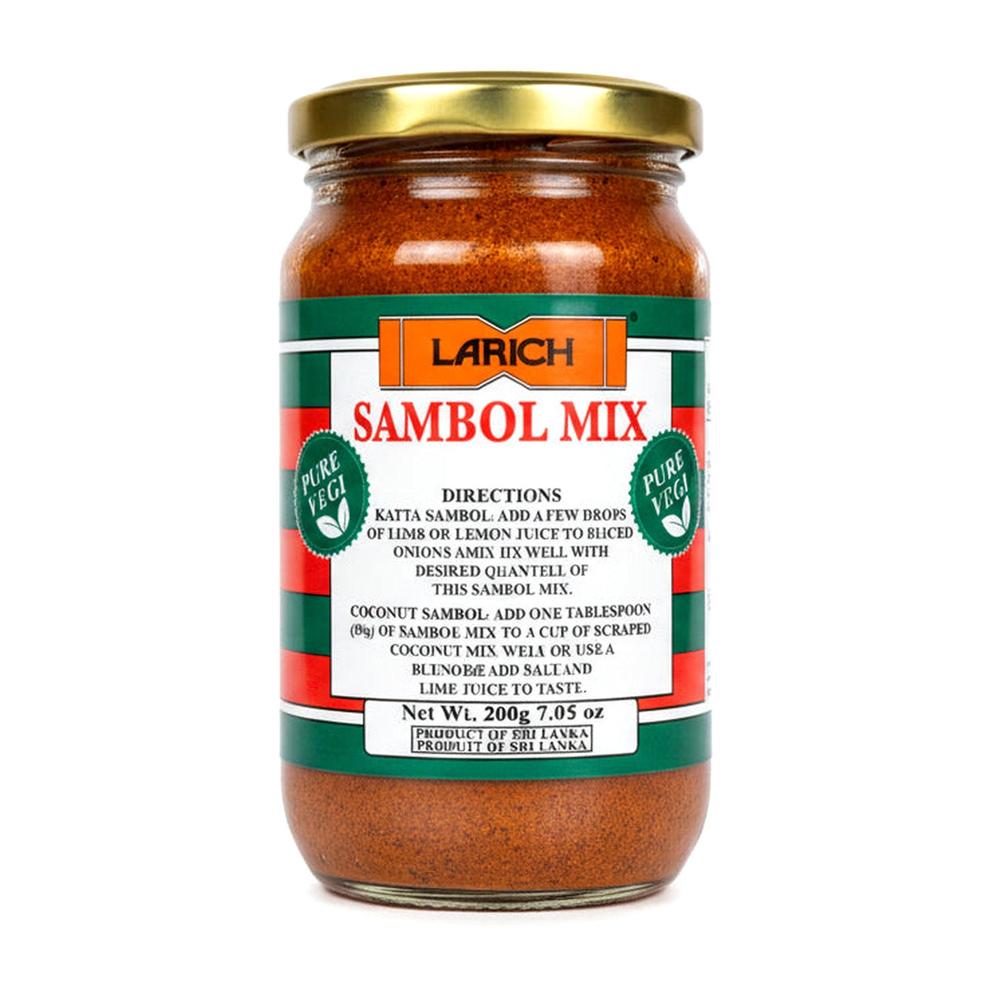 Larich Sambol Mix 200G - Condiments & Pickles - Buy Online at Thurga Grocery