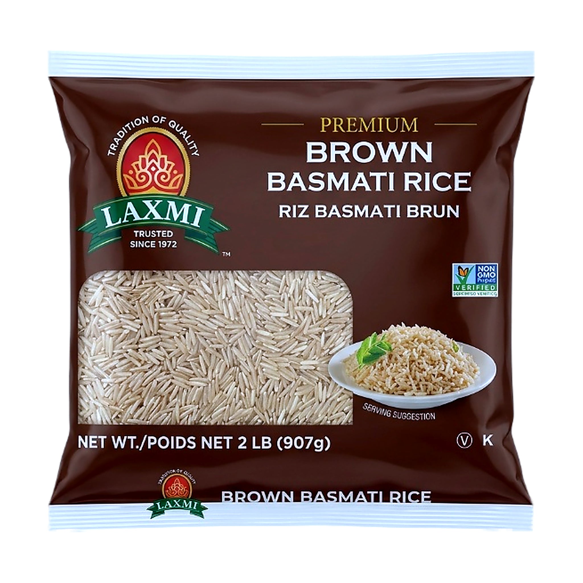 Laxmi Brown Basmati Rice 2Lbs