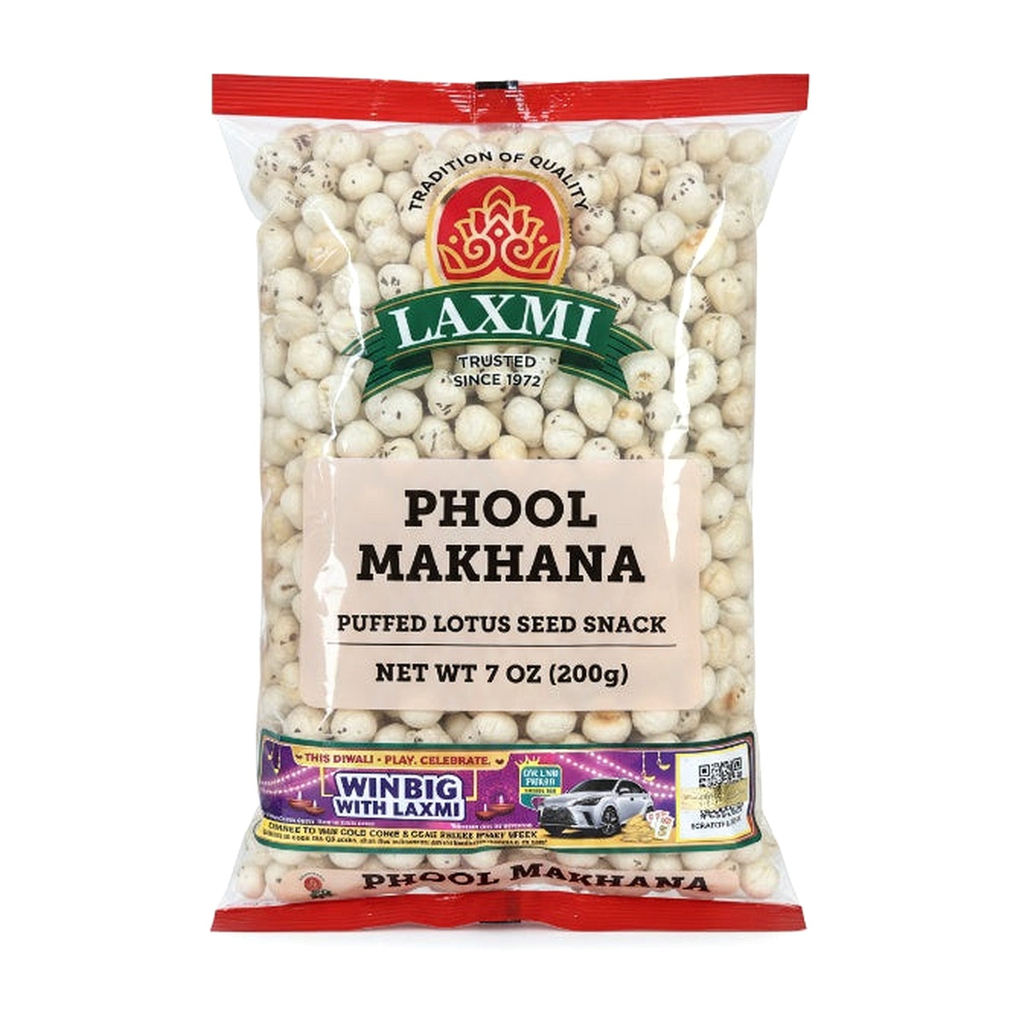 Laxmi Phool Makhana 200G - Ready to Eat Foods - Buy Online at Thurga Grocery