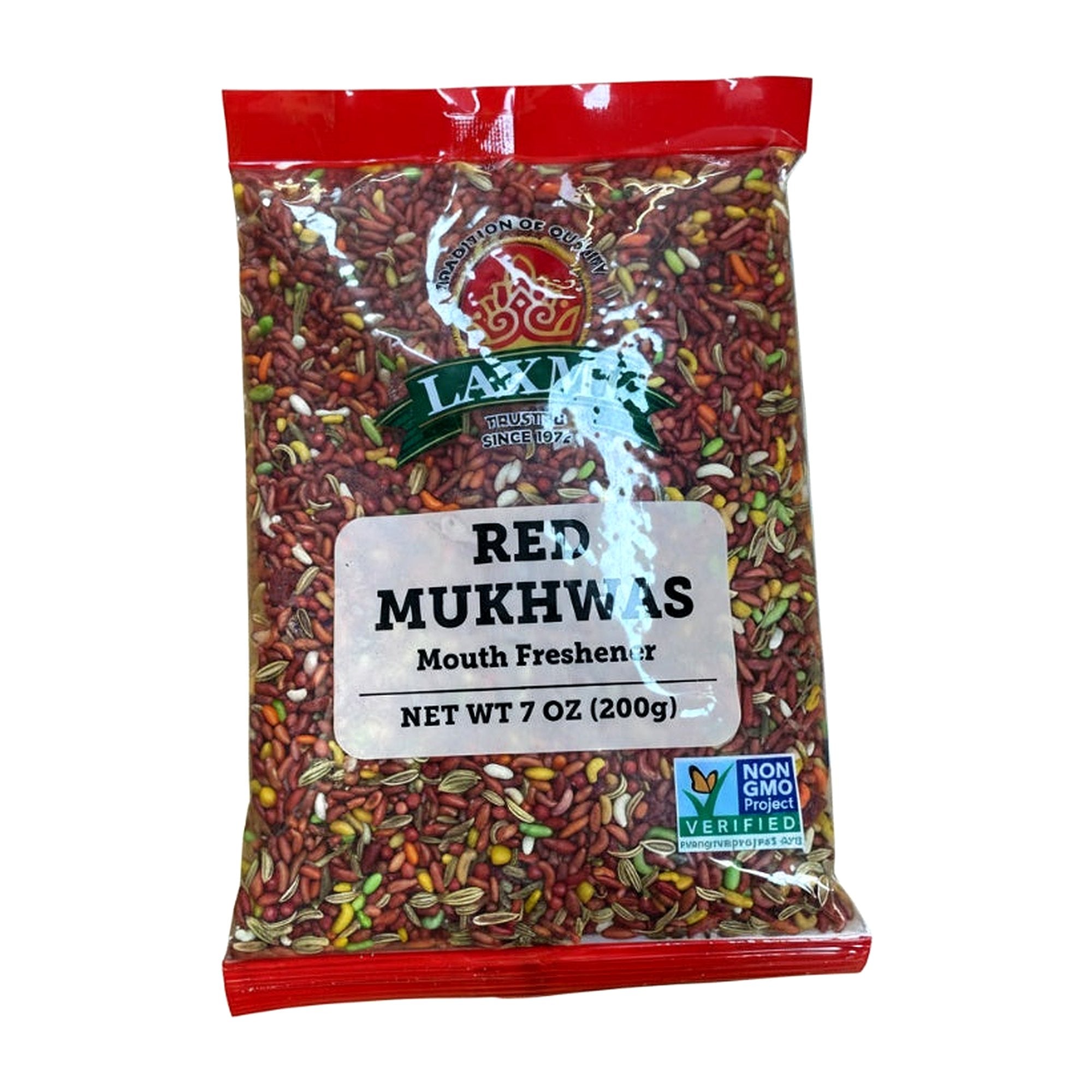 LAXMI RED MUKHWAS (MOUTH FRESHENER) 200G