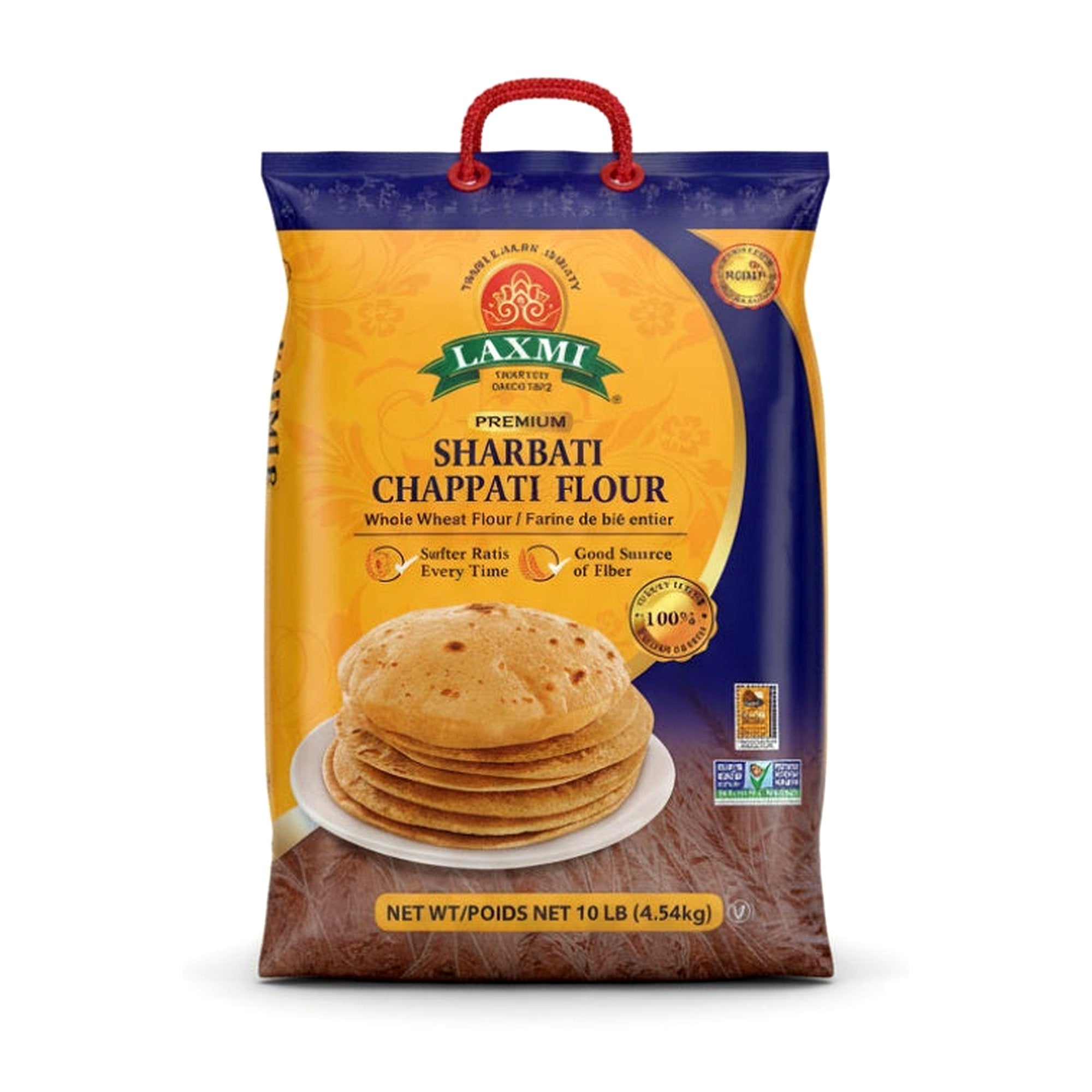 Laxmi Sharbati Chappati Flour 10Lb - Rice & Flours - Buy Online at Thurga Grocery