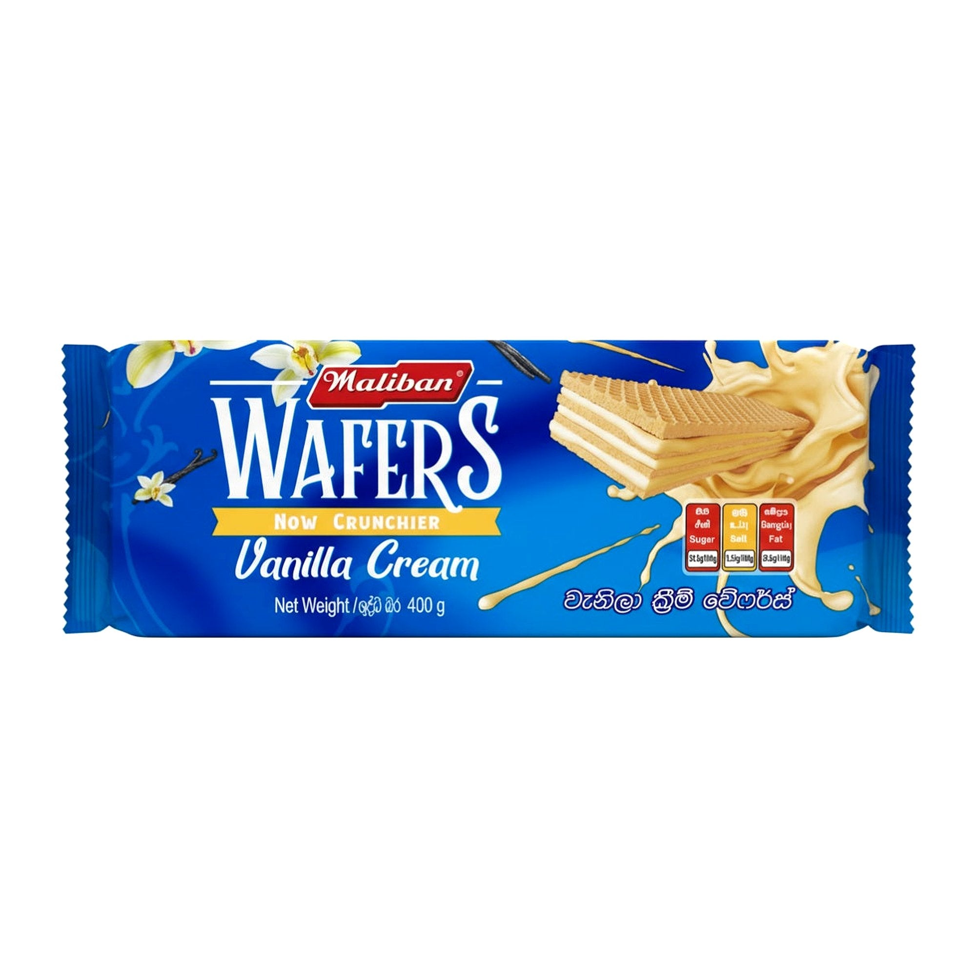 Maliban Wafers Vanilla Cream 400G - Ready to Eat Foods - Buy Online at Thurga Grocery