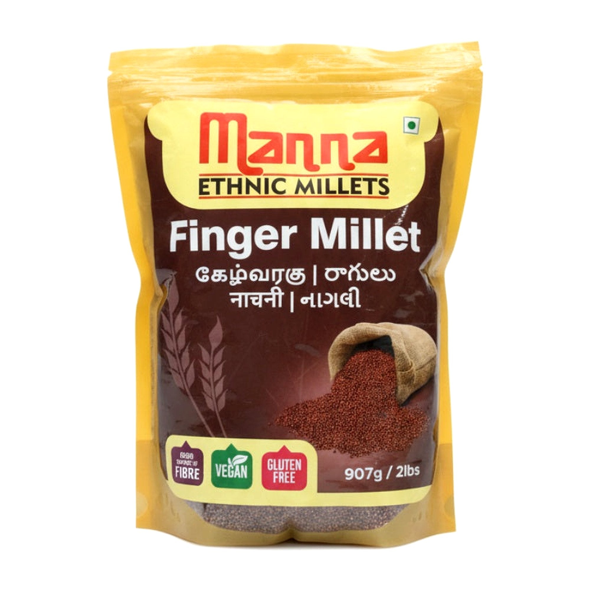 Manna Finger Millet 2Lb - Rice & Flours - Buy Online at Thurga Grocery