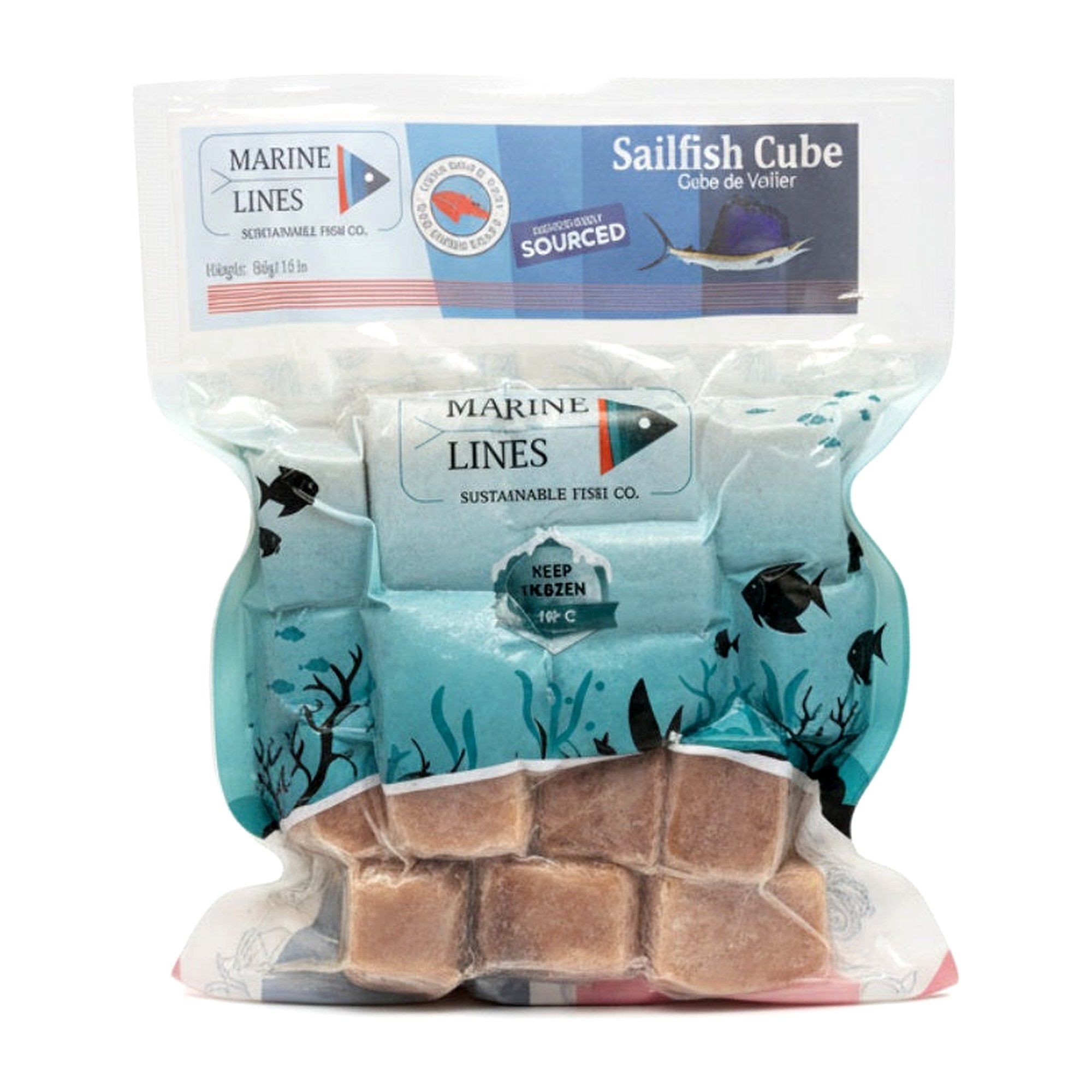 Marine Lines Sailfish Cube 700G - Frozen - Buy Online at Thurga Grocery