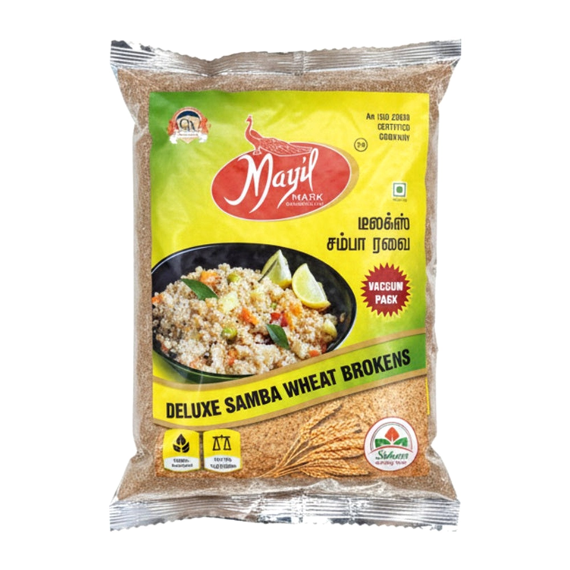 Mayil Deluxe Samba Wheat 1Kg - Rice & Flours - Buy Online at Thurga Grocery