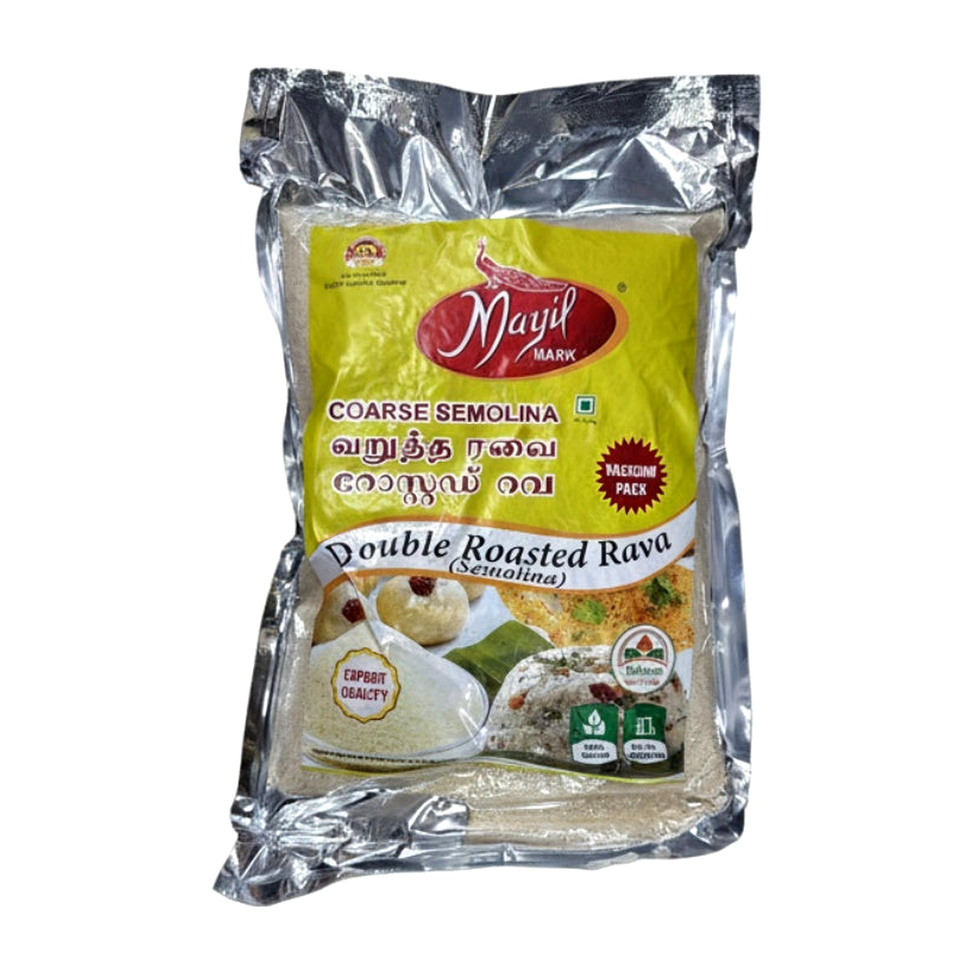 Mayil Double Roasted Rava 1Kg - Rice & Flours - Buy Online at Thurga Grocery