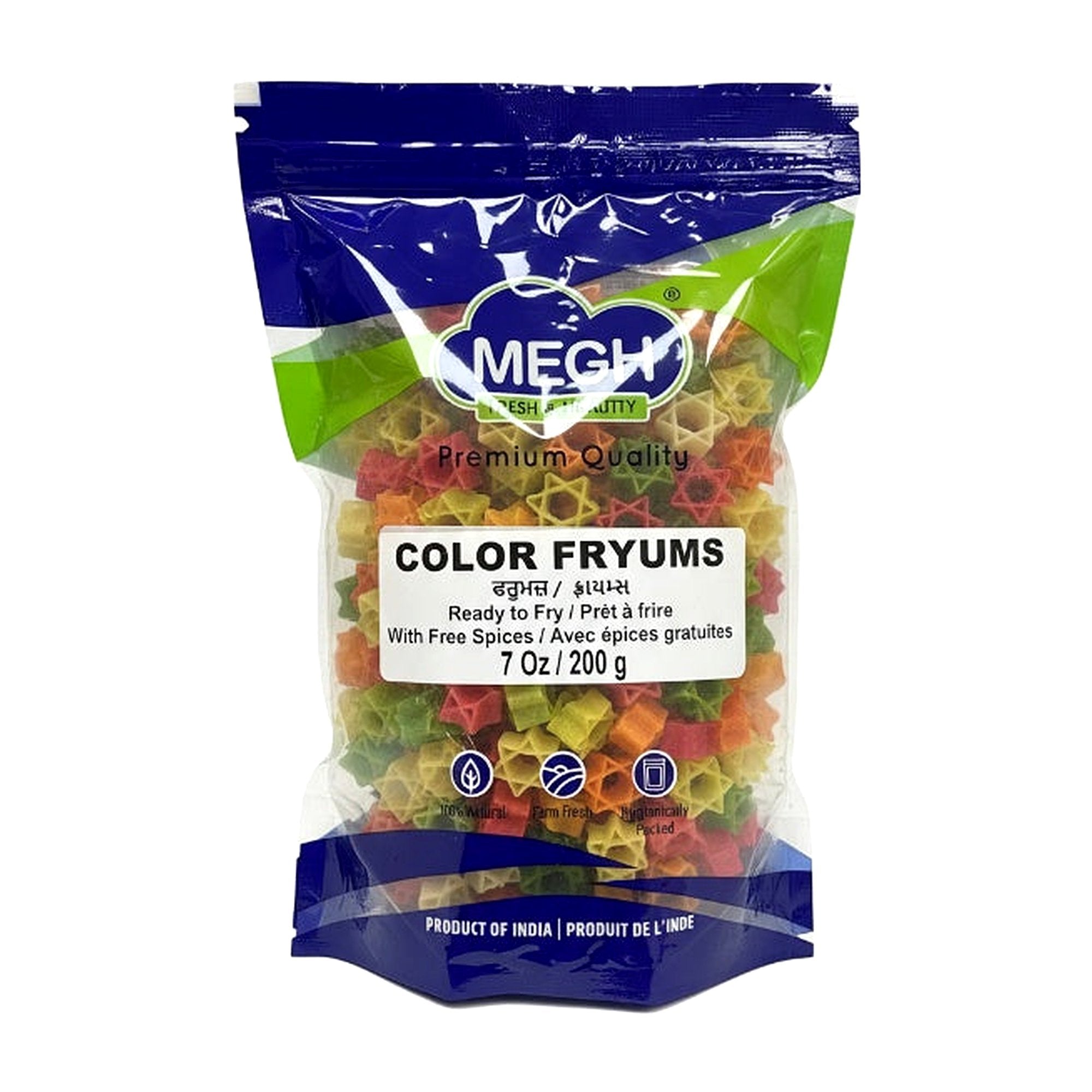 Megh Color Fryums 200G - Dehydrated foods - Buy Online at Thurga Grocery