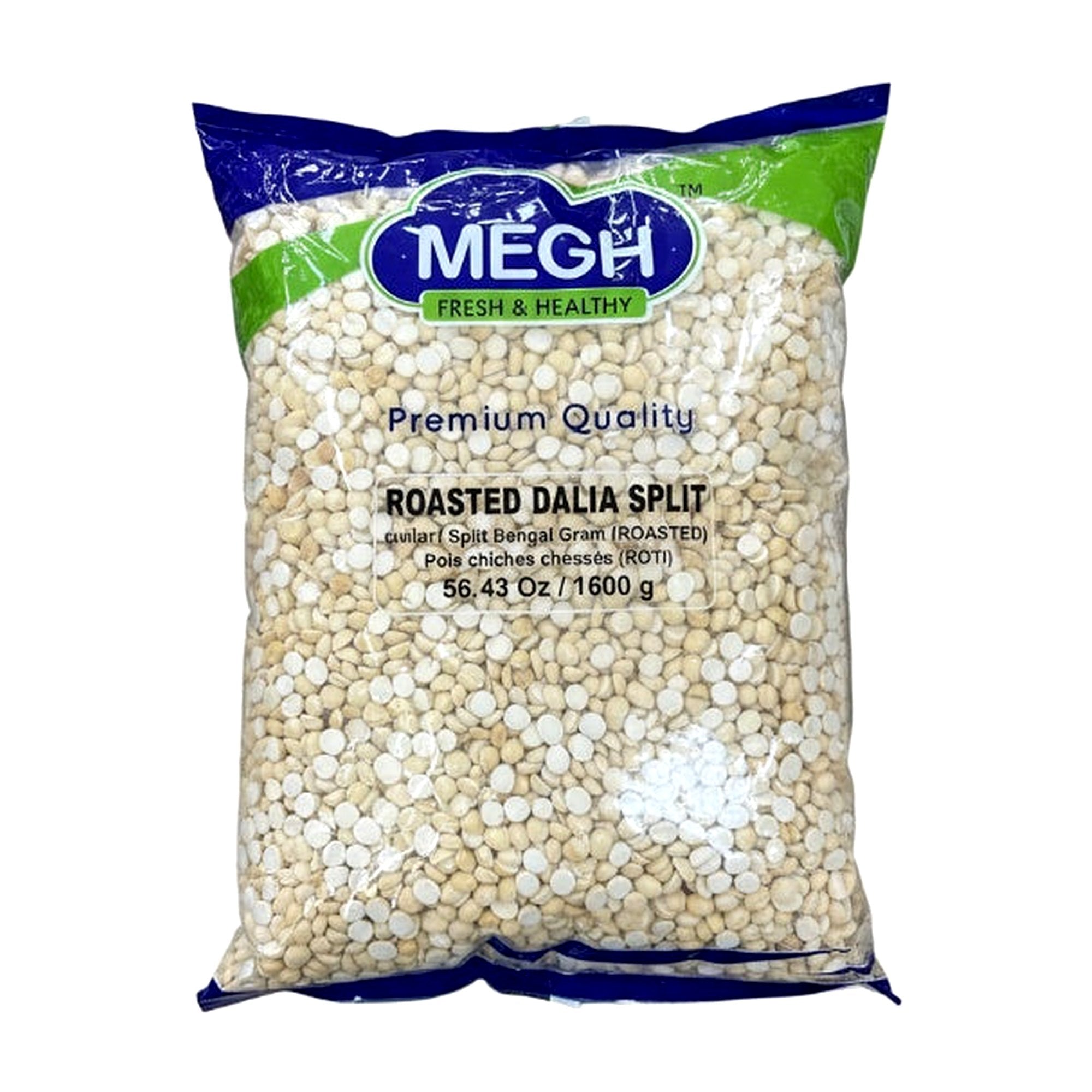 Megh Roasted Dalia Split 1.6Kg - Rice & Flours, Dehydrated foods - Buy Online at Thurga Grocery