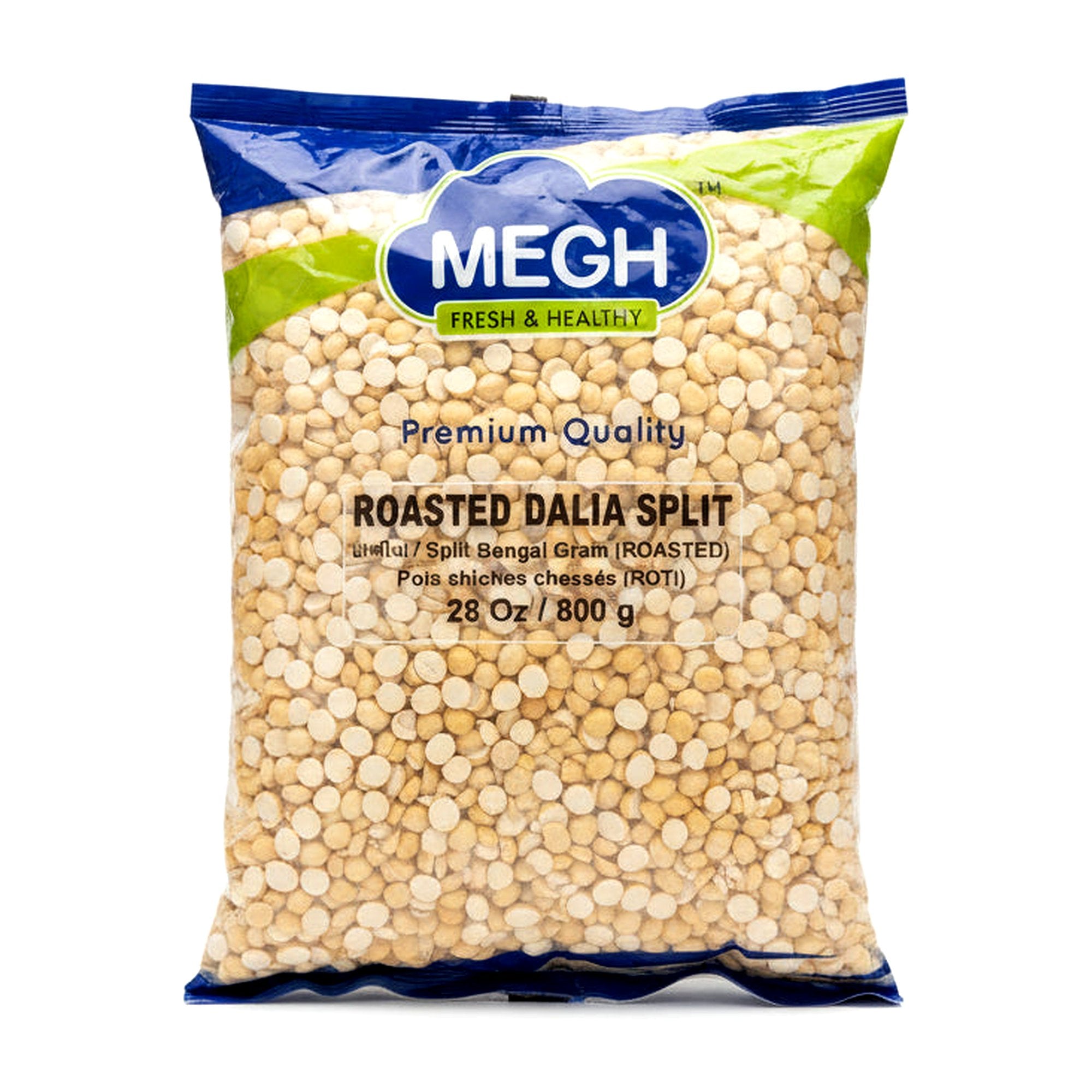 Megh Roasted Dalia Split 800G - Rice & Flours, Dehydrated foods - Buy Online at Thurga Grocery