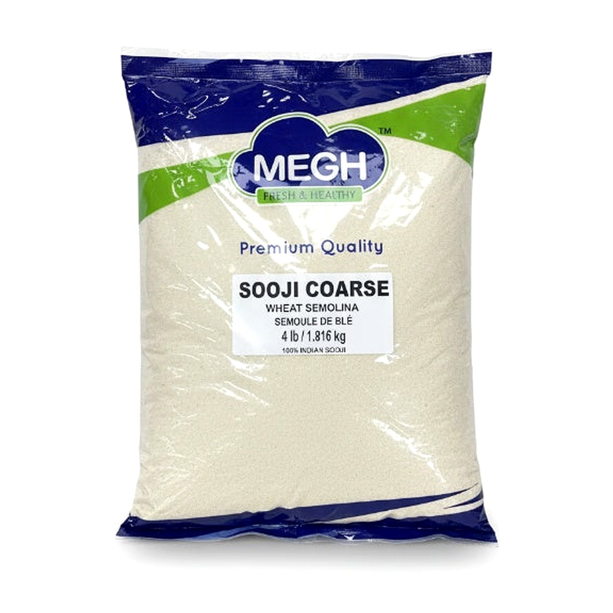 Megh Sooji Coarse 4Lb - Rice & Flours - Buy Online at Thurga Grocery