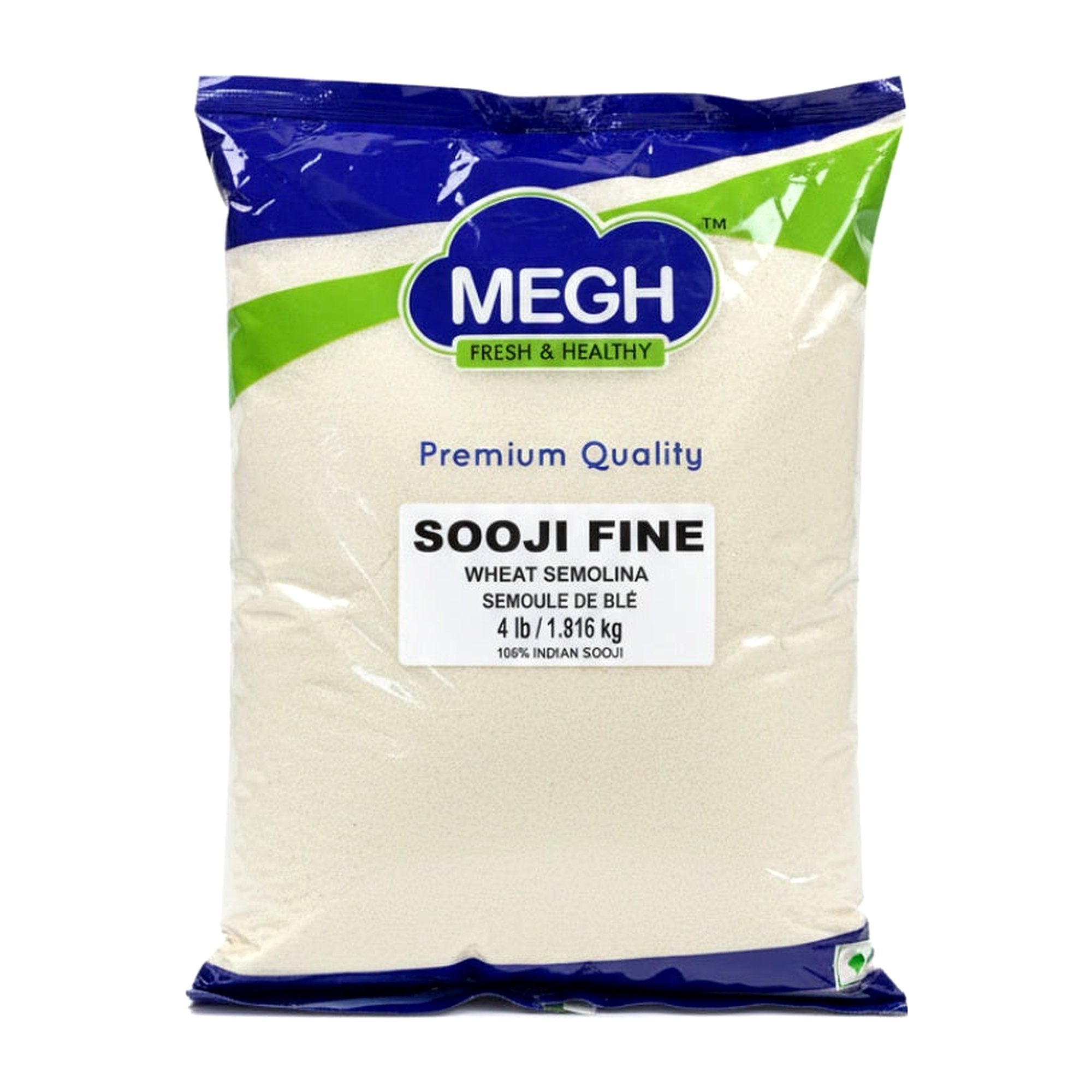 Megh Sooji Fine 4Lb - Rice & Flours - Buy Online at Thurga Grocery
