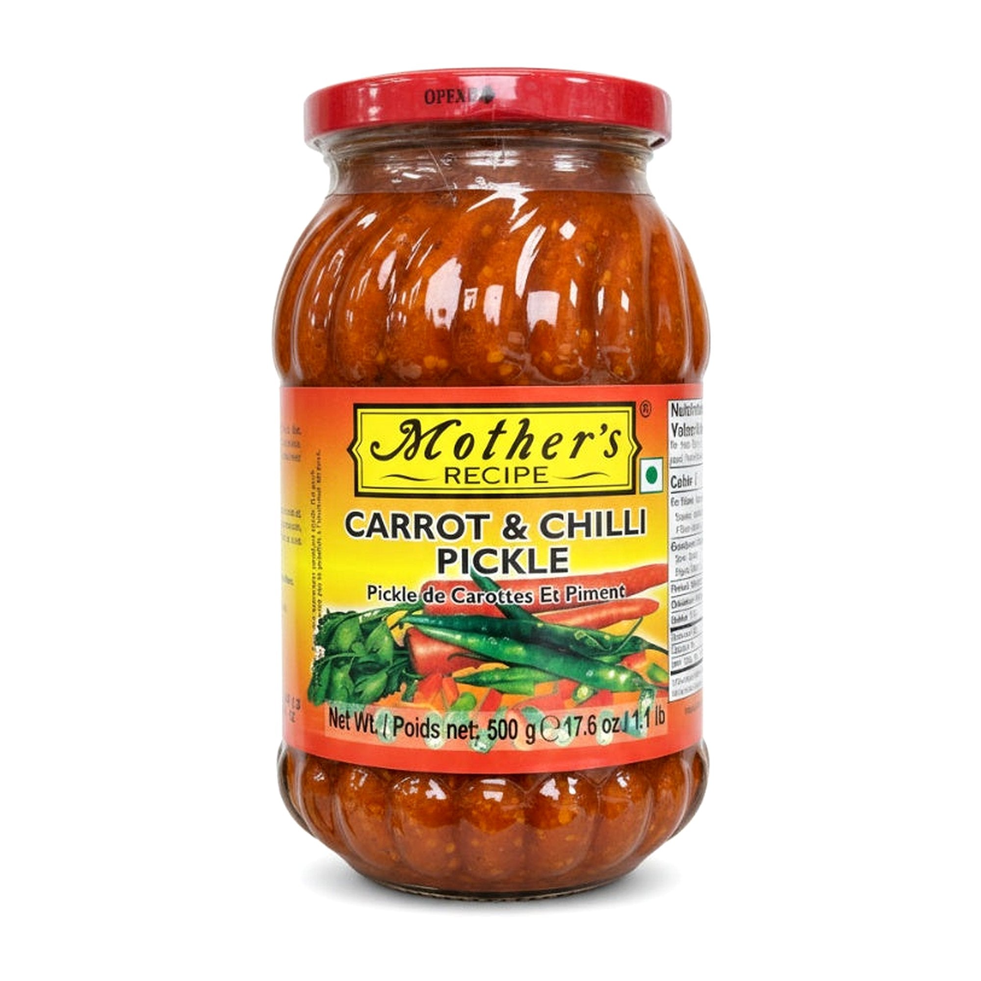 Mothers Carrot & Chilli Pickle 500G - Condiments & Pickles - Buy Online at Thurga Grocery