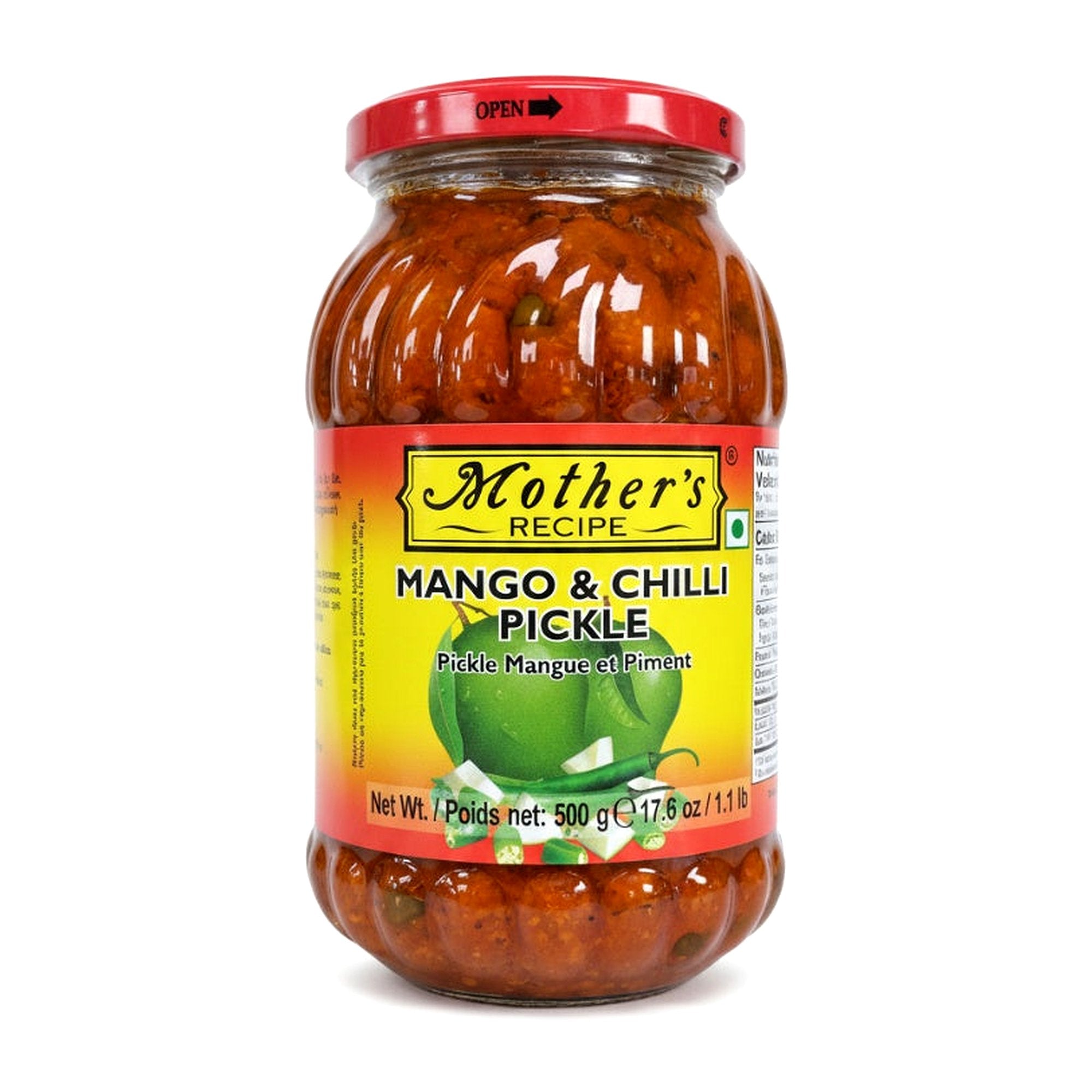 Mothers Mango&Chilli Pickle 500G - Condiments & Pickles - Buy Online at Thurga Grocery