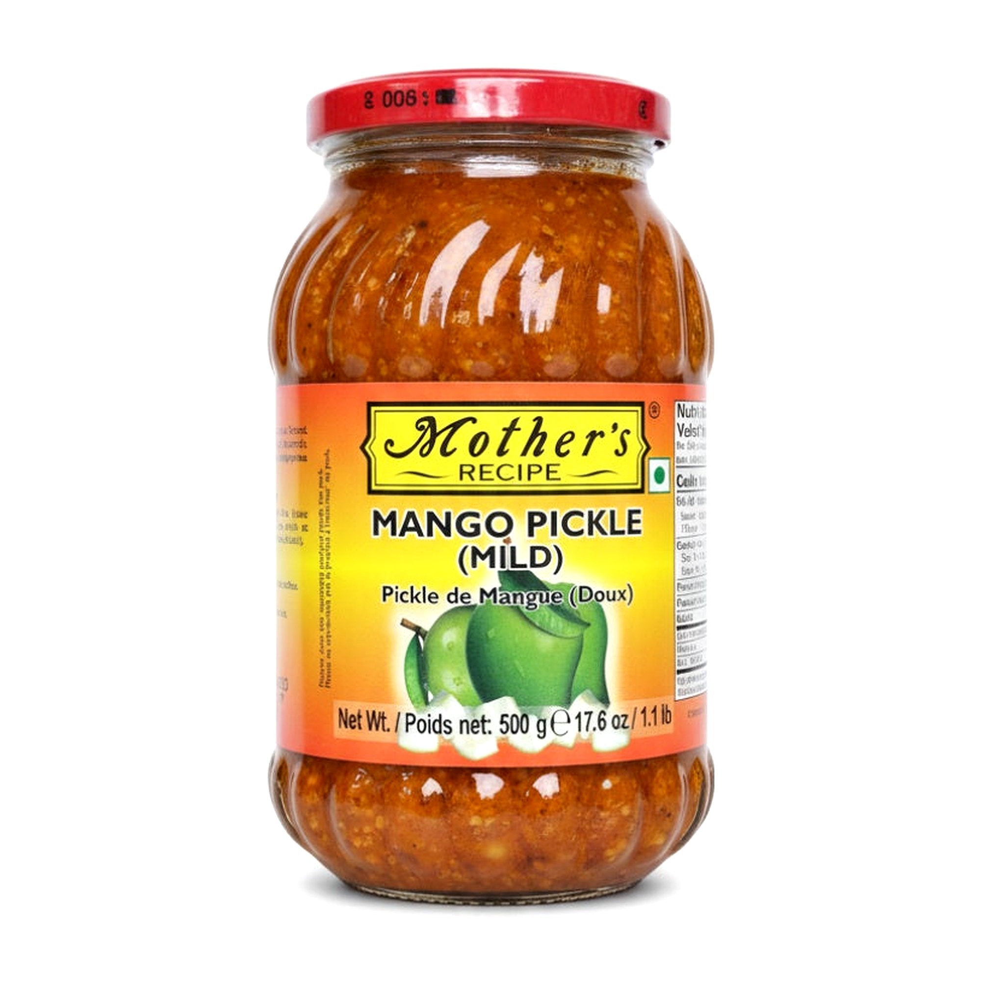 Mothers Mango Pickle Mild 500G - Condiments & Pickles - Buy Online at Thurga Grocery