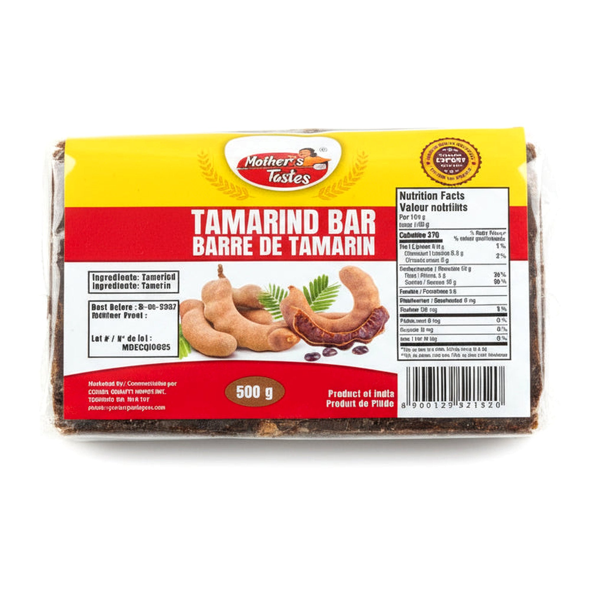 Mother'S Taste Tamarind Bar 500G - Condiments & Pickles - Buy Online at Thurga Grocery