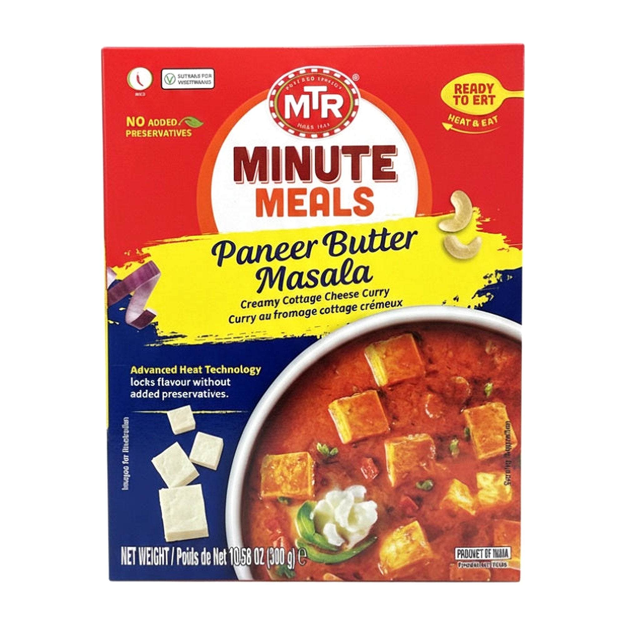 Mtr Paneer Butter Masala 300G - Ready to Eat Foods - Buy Online at Thurga Grocery