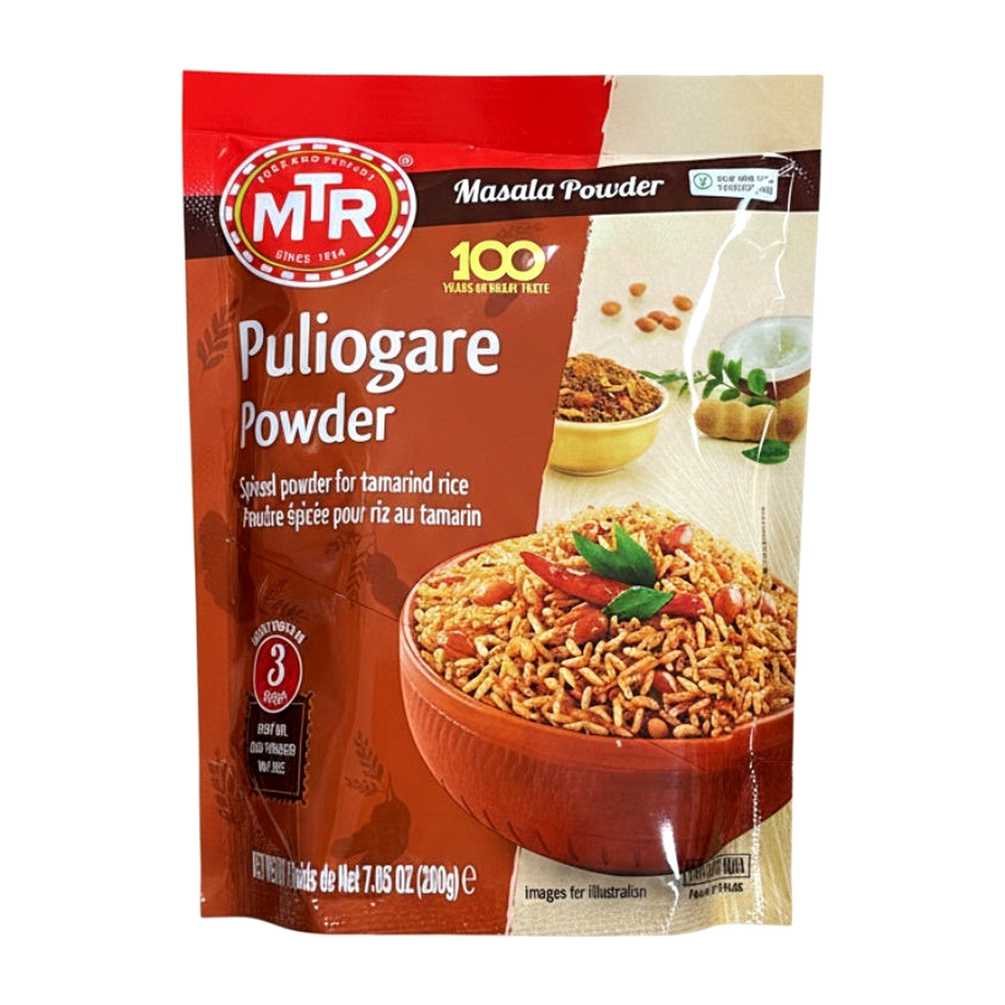Mtr Puliogare Pwdr 200G - Spices & Curry Powder - Buy Online at Thurga Grocery