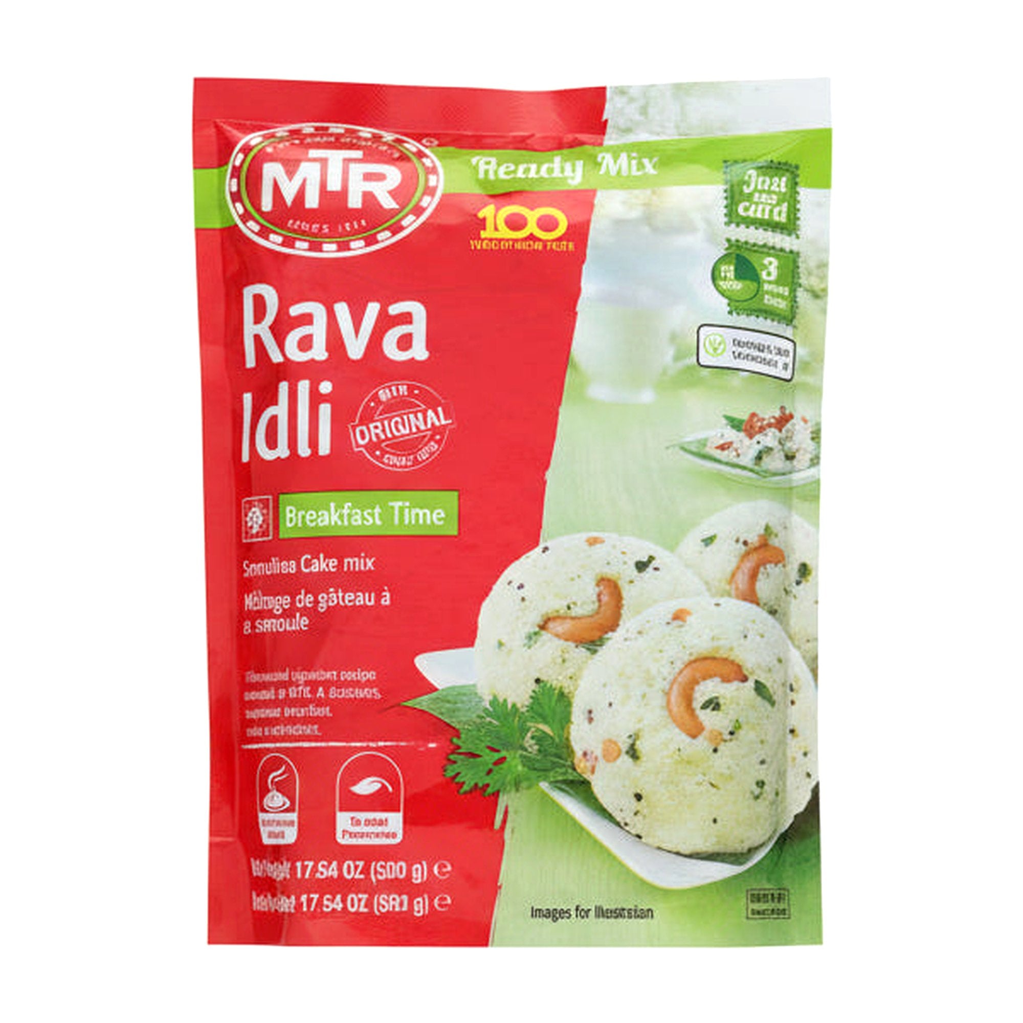 Mtr Rava Idli 500G - Ready to Eat Foods - Buy Online at Thurga Grocery