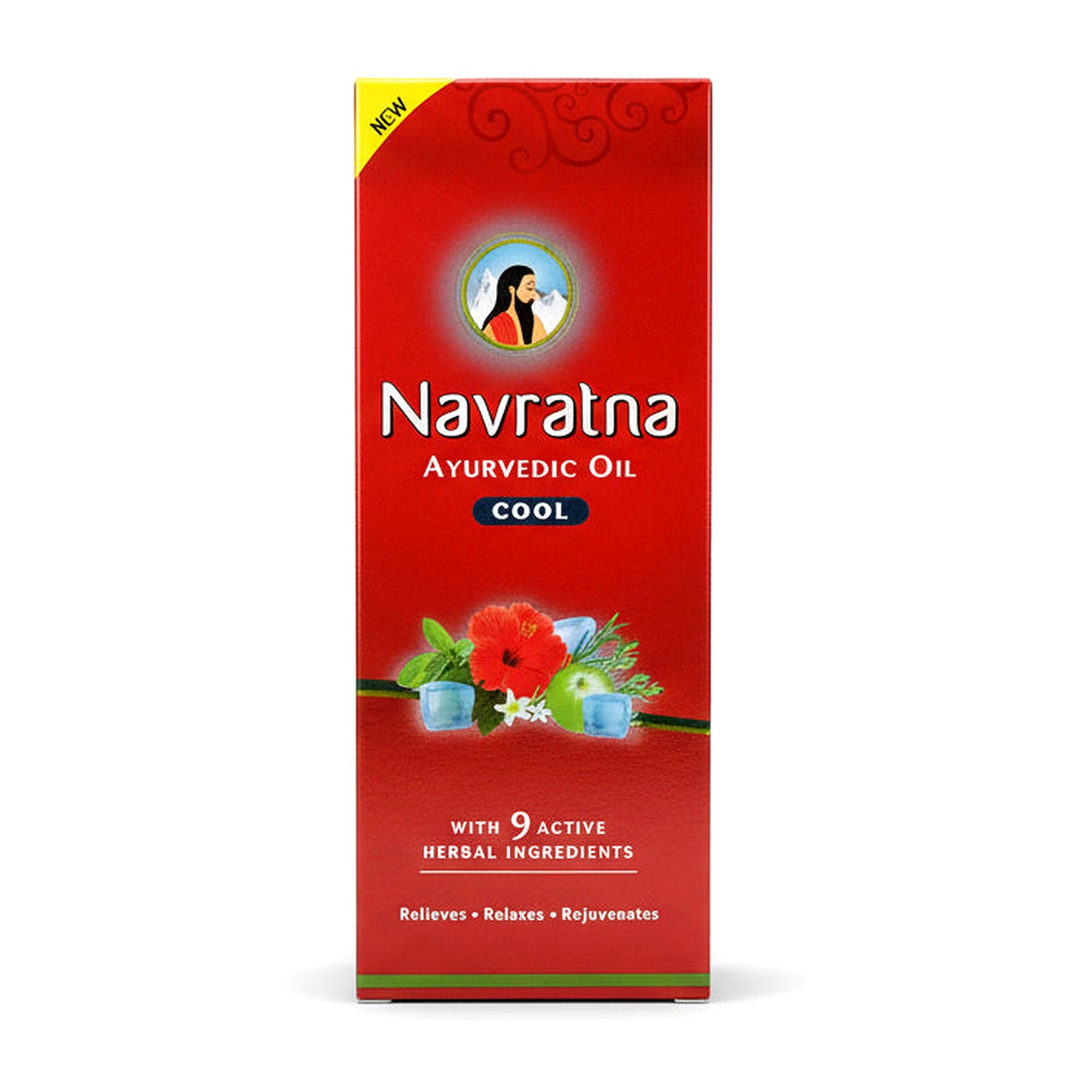 NAVRANTNA AYURVEDIC OIL COOL 180ML