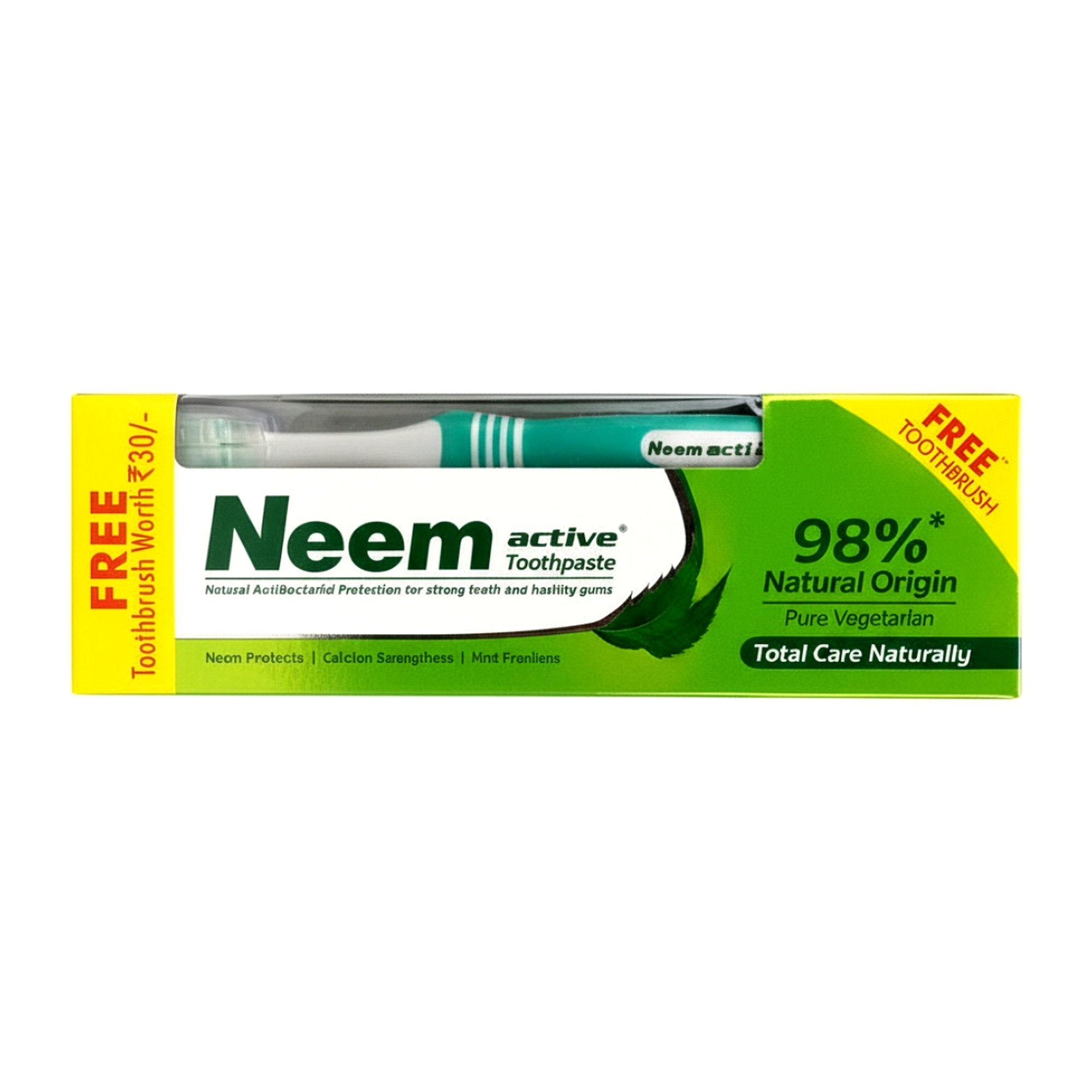NEEM ACTIVE TOOTHPASTE W/ FREE BRUSH 200 G
